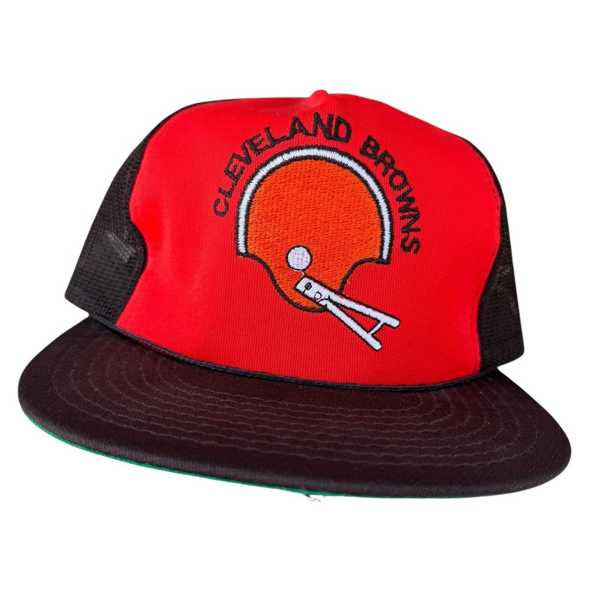 Vintage vintage cleveland browns trucker hat Size ONE SIZE - 1 Thumbnail