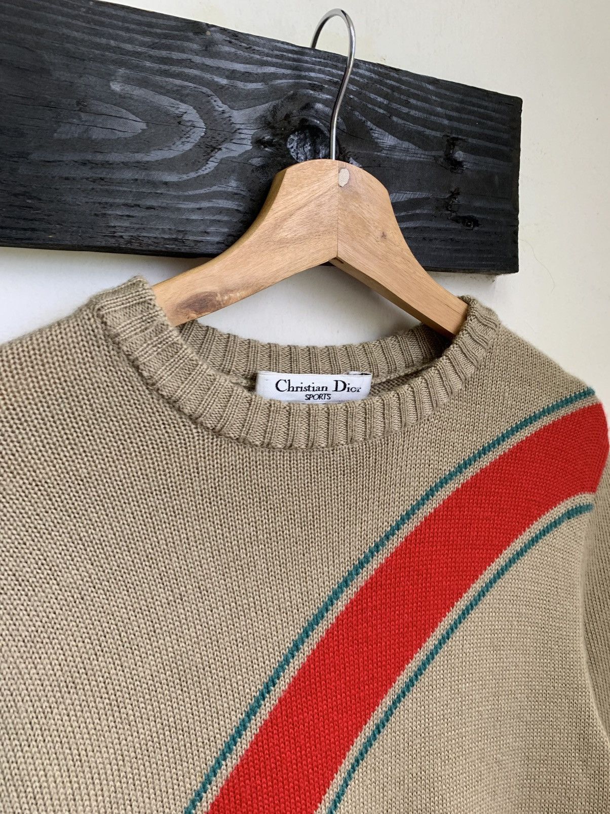 Christian Dior Monsieur × Dior × Vintage Vintage 90s CD Motive Christian Dior Sport Knit Sweater Size US XS / EU 42 / 0 - 4 Thumbnail
