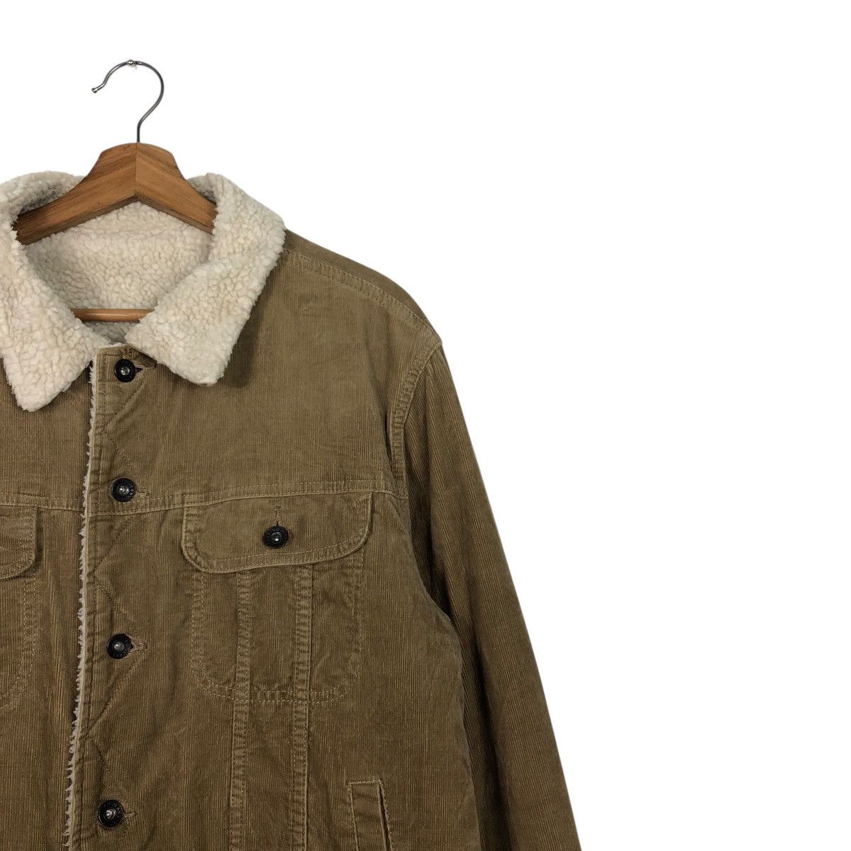 Japanese Brand 📌Vtg Trucker Biker Corduroy Jacket GU Blanket Issey Miyake Size US L / EU 52-54 / 3 - 7 Thumbnail