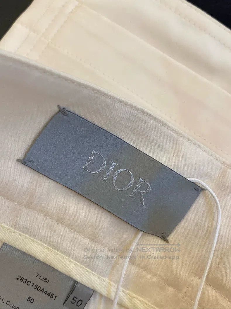 Dior Dior Cotton satin workwear shorts Size US 34 / EU 50 - 4 Thumbnail
