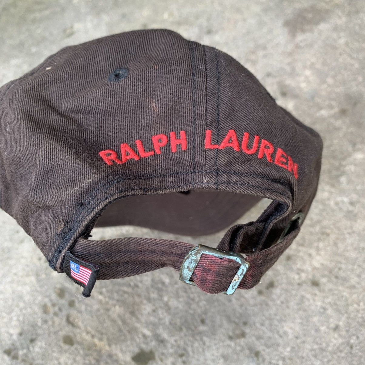 Chaps Ralph Lauren × Polo Ralph Lauren × Vintage Vtg Cap Polo Jeans co. Ralph Lauren Size ONE SIZE - 7 Thumbnail