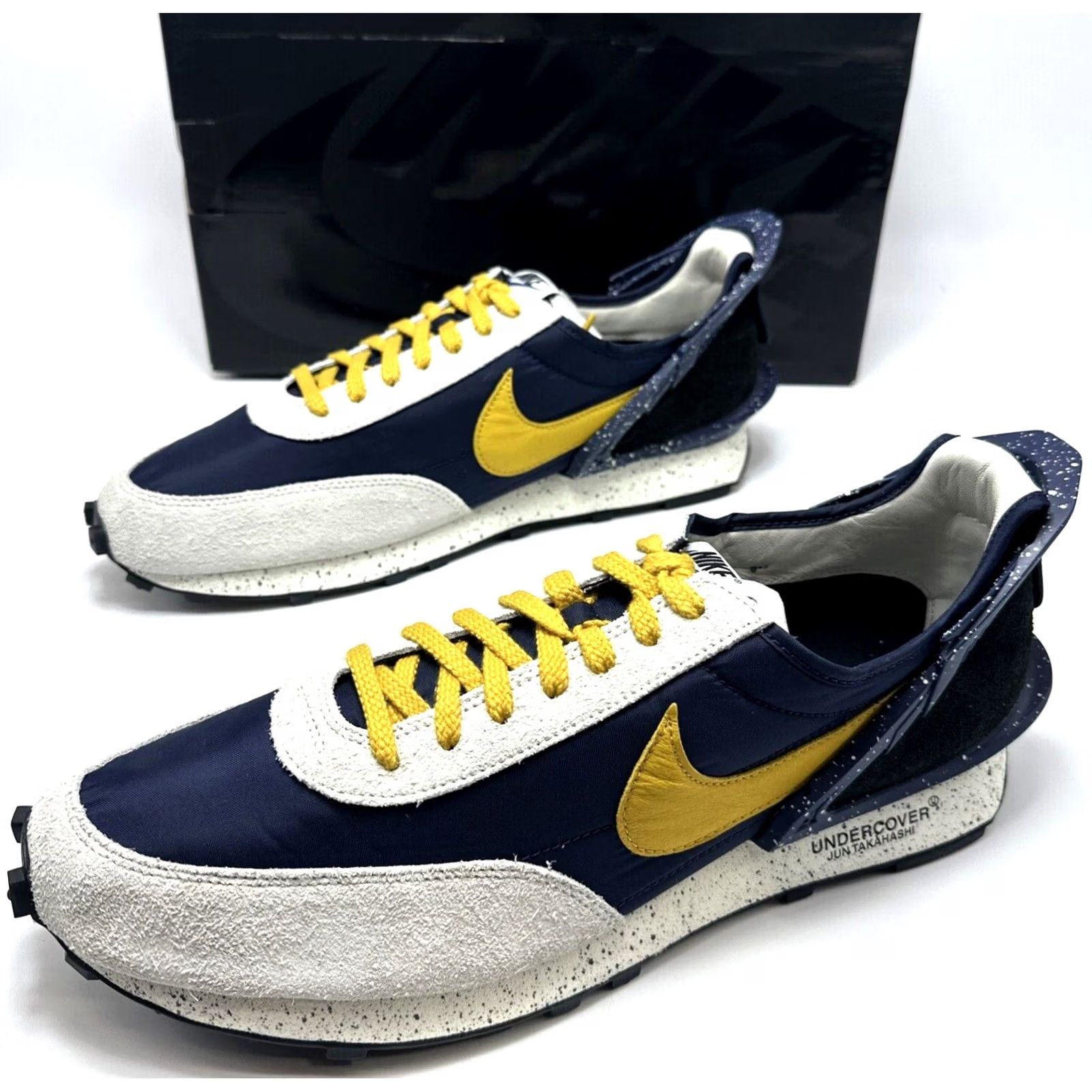 Nike Nike D Break Undercover CJ3295-400 Obsidian Blue Yellow Gold Dart Sail Mens 15 Sneakers Shoes Nike CJ 2019 Mens Size US 15 / EU 48 - 2 Thumbnail