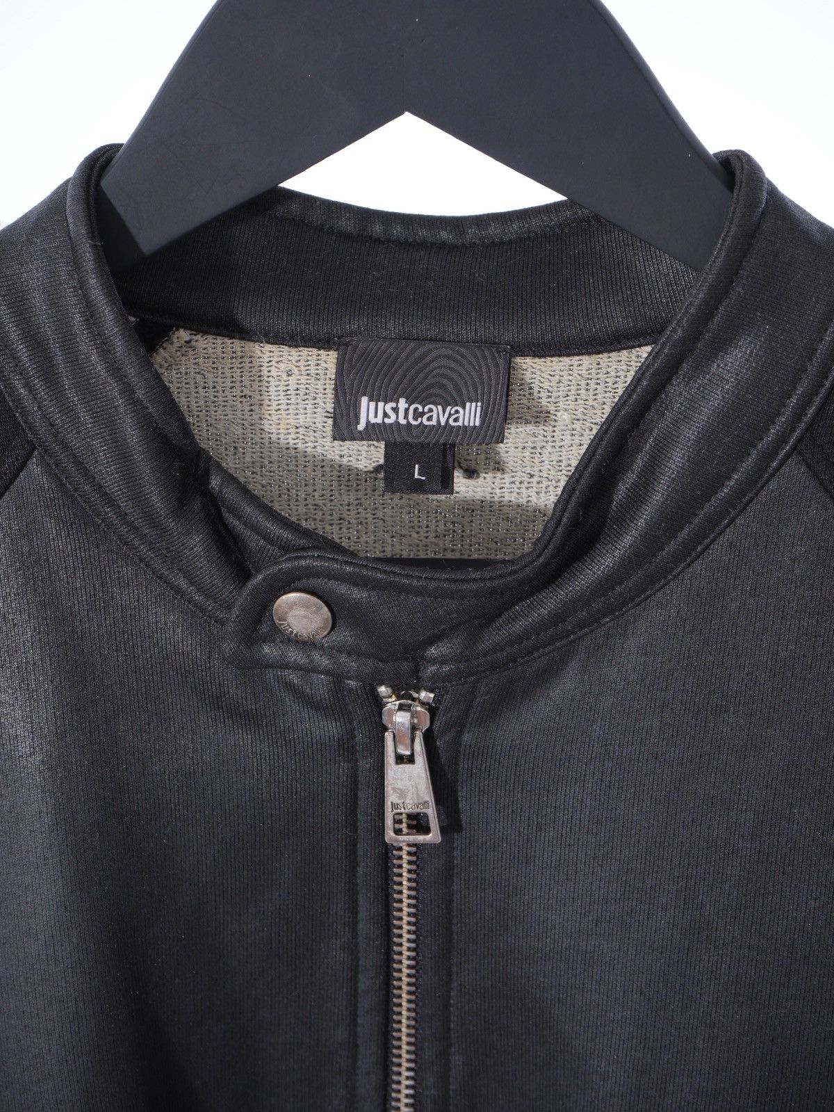 Just Cavalli 00s Archive Just Cavalli Stitched Harness Biker Jacket Size US L / EU 52-54 / 3 - 3 Thumbnail