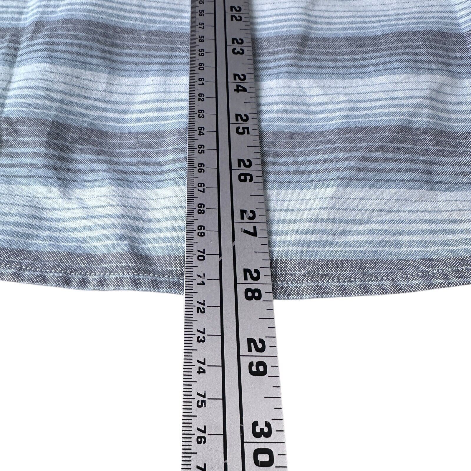 Howler Brothers Howler Bros Shirt Men's Medium Blue Gray Striped Button Up Size US M / EU 48-50 / 2 - 10 Thumbnail