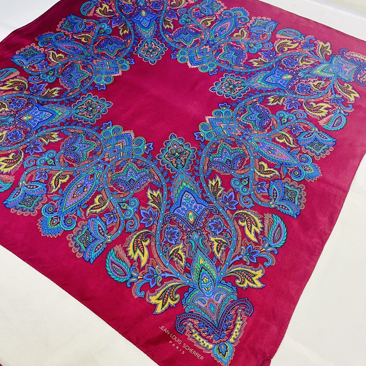 Jean-Louis Scherrer × Vintage JEAN LOUIS SCHERRER SILK SCARF Size ONE SIZE - 2 Thumbnail