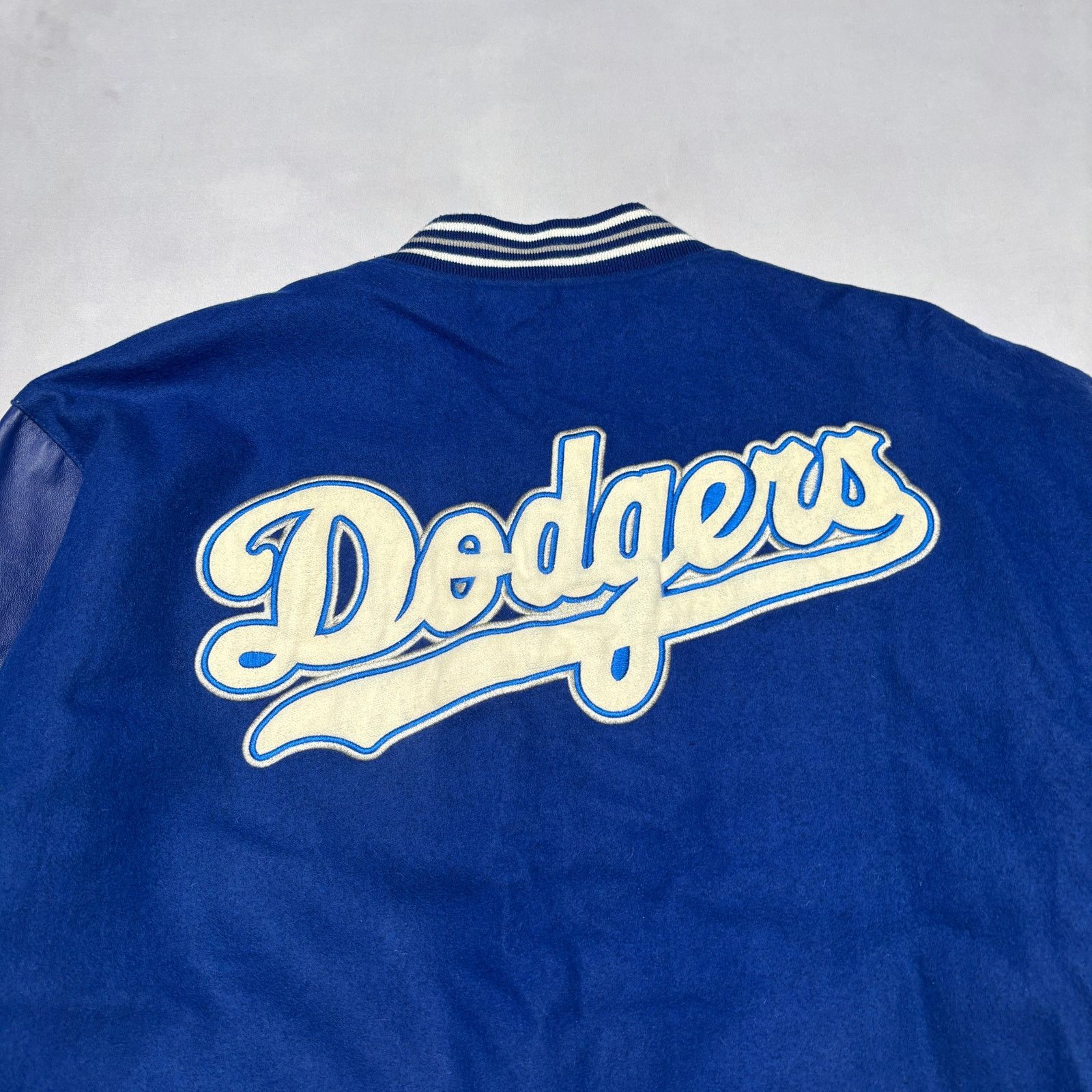 JH Design × MLB × Vintage VTG Jeff Hamilton LA Dodgers Wool Reversible Jacket Men's 4X Size US XXL / EU 58 / 5 - 4 Thumbnail