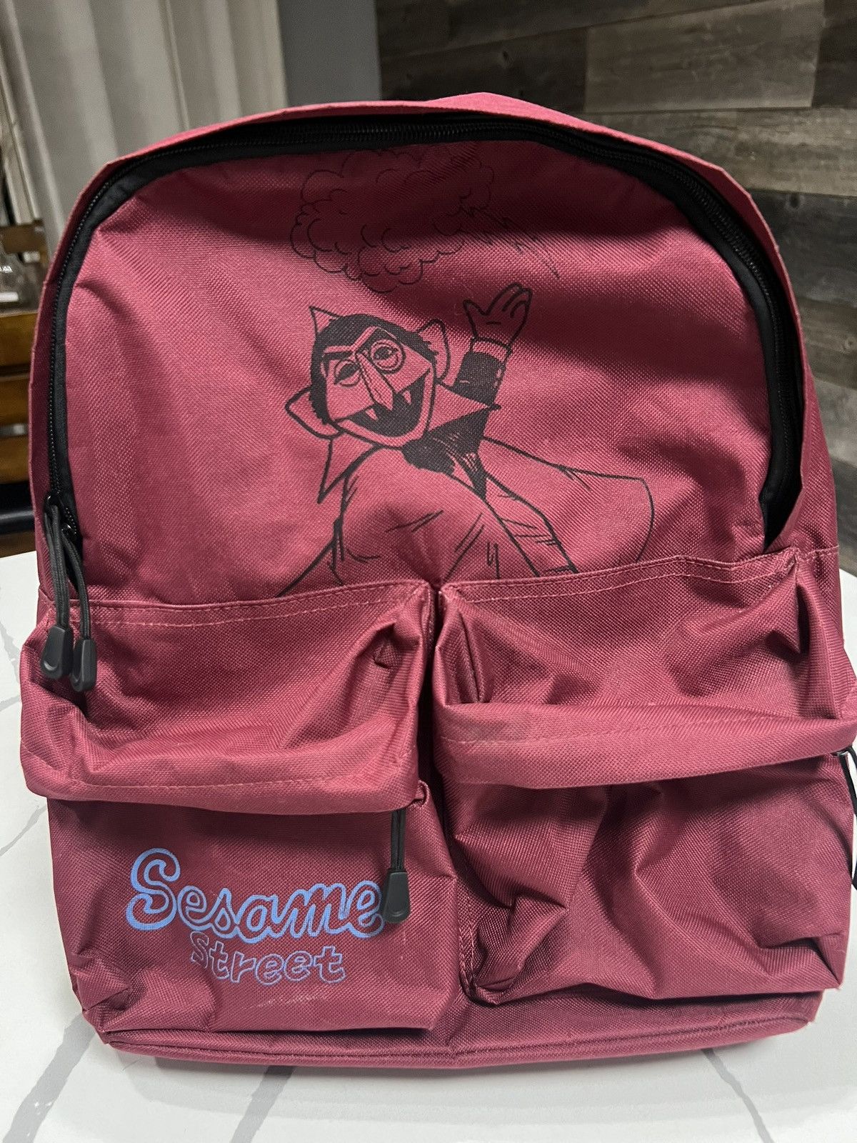 Vintage Vintage Sesame Street Count Von Count Backpack Size ONE SIZE - 1 Thumbnail