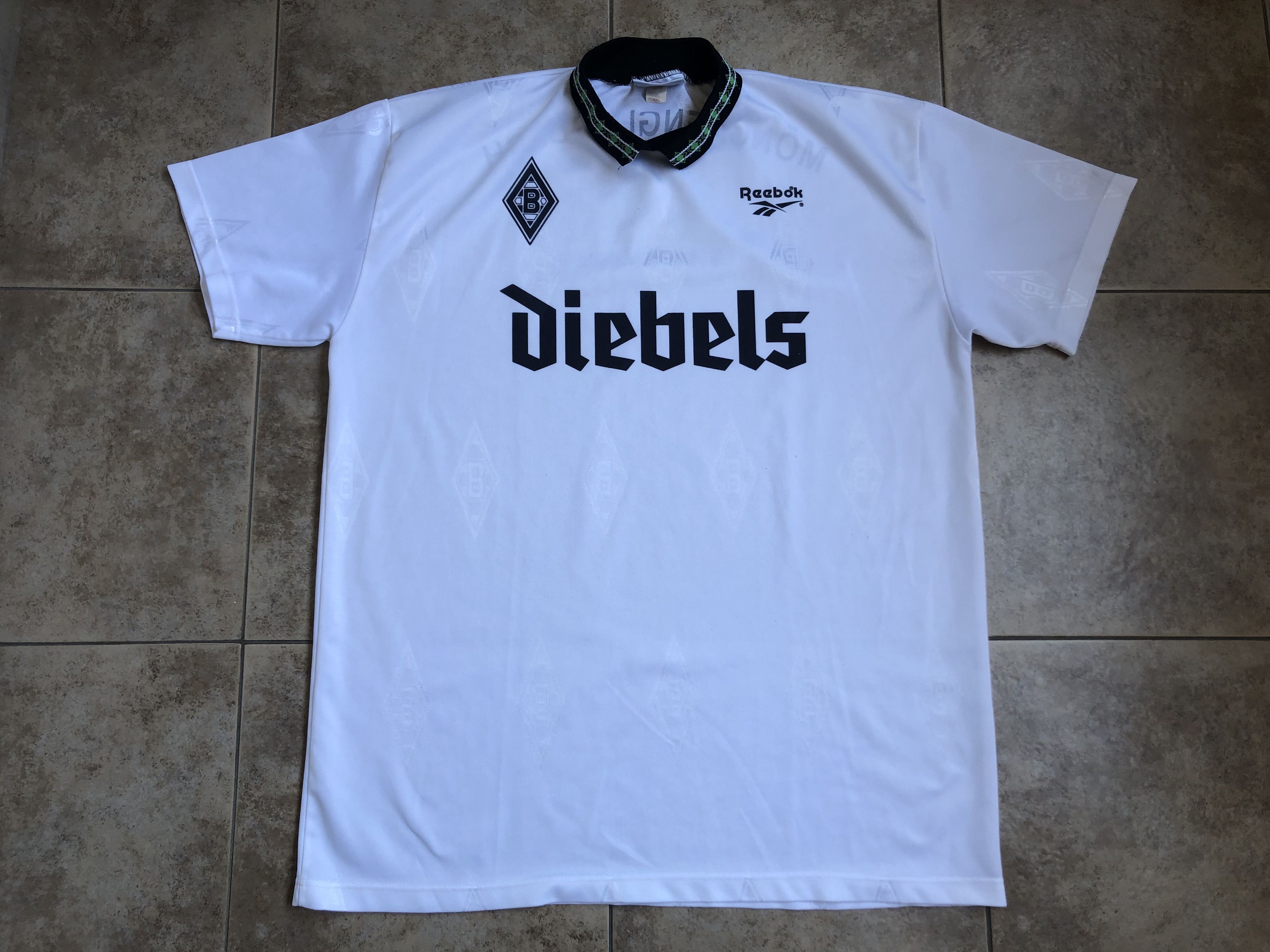 Reebok Borussia Mönchengladbach Home football shirt 1995-1996 Size US XXL / EU 58 / 5 - 2 Thumbnail