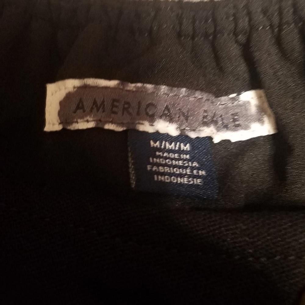 Designer American Eagle Chic Black Button-Down Dress Size Medium Size M / US 6-8 / IT 42-44 - 3 Thumbnail