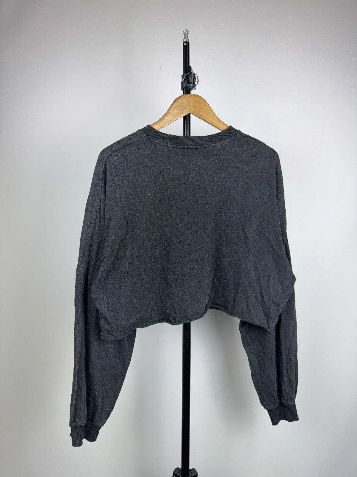 Black Sabbath 2019 Black Sabbath Band Cropped Long Sleeve Tee Bershka Y2K Size L / US 10 / IT 46 - 12 Thumbnail