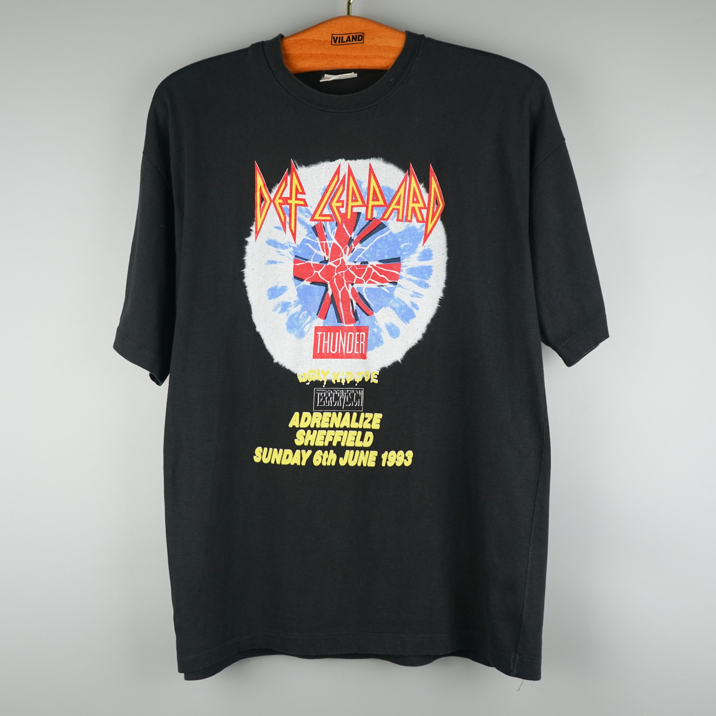 Band Tees × Vintage Vintage 1993 Def Lepard Concert T-Shirt Size US M / EU 48-50 / 2 - 1 Thumbnail