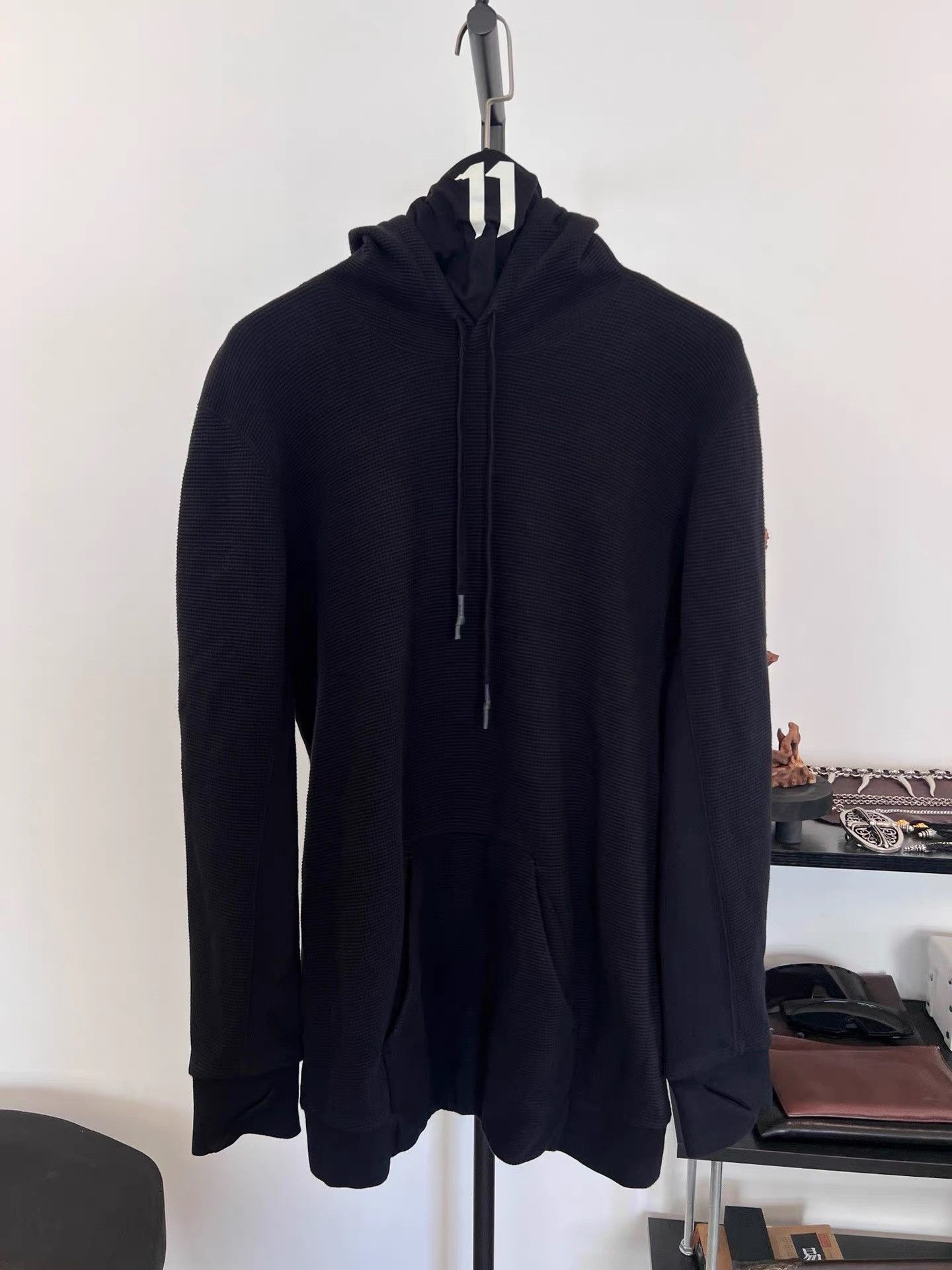 11 By Boris Bidjan Saberi 11by BBS Print Integrated Face Cover Hoodie K35 Size US M / EU 48-50 / 2 - 2 Thumbnail