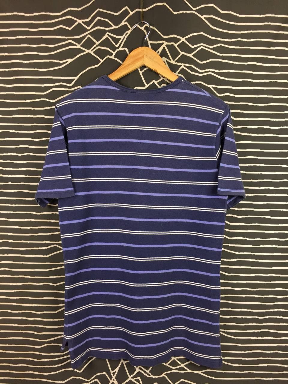 Polo Ralph Lauren Vtg 90s Polo Ralph Lauren Pony Logo Striped Crewneck Tee Size US S / EU 44-46 / 1 - 5 Thumbnail