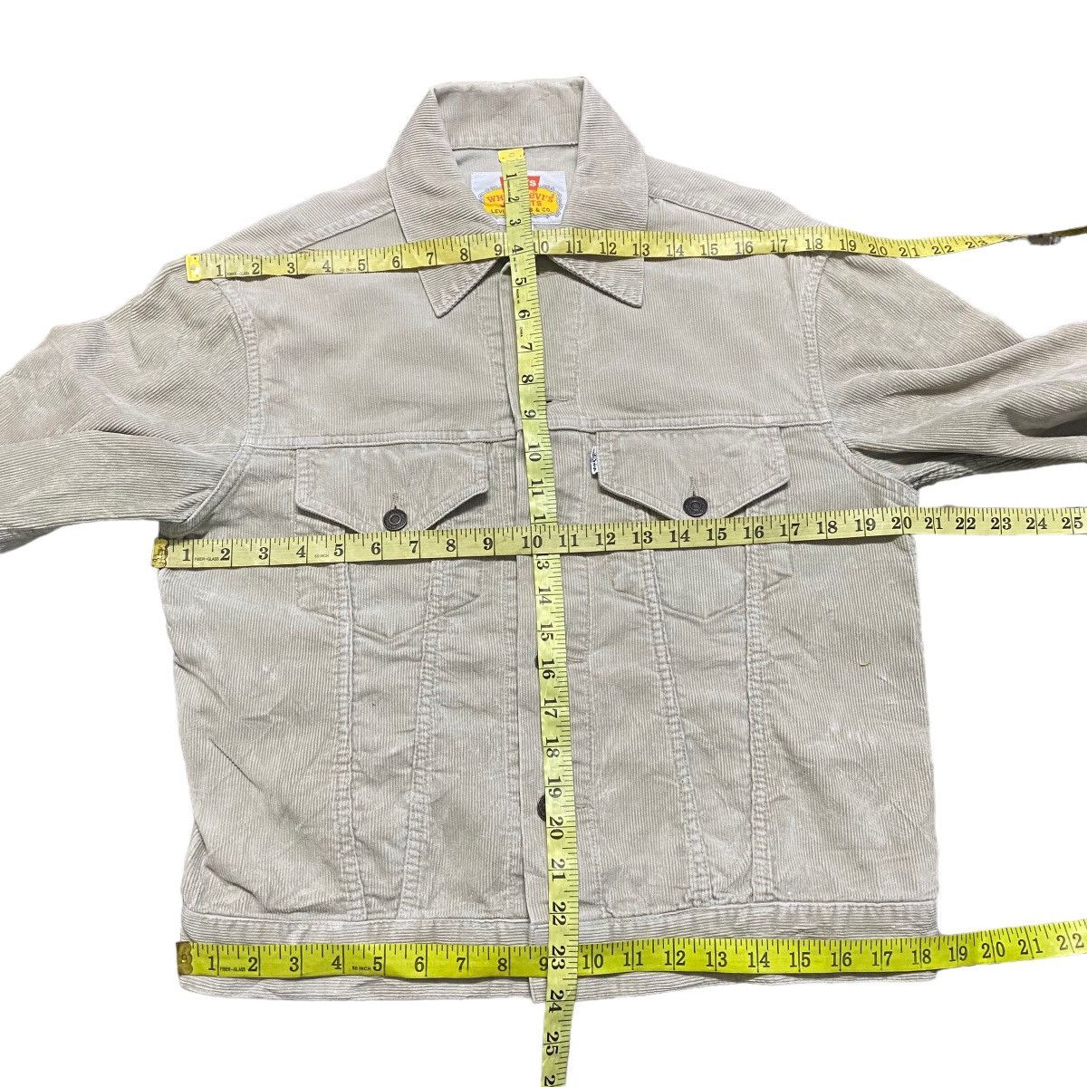 Levi's Vintage Levis Corduroy Trucker Jacket Whitetab Size US S / EU 44-46 / 1 - 11 Thumbnail