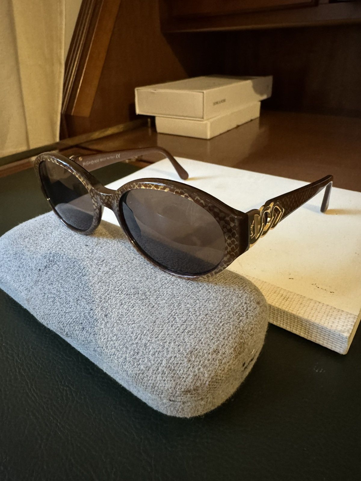 Yves Saint Laurent Yves Saint Laurent Sunglasses Vintage Size ONE SIZE - 1 Thumbnail