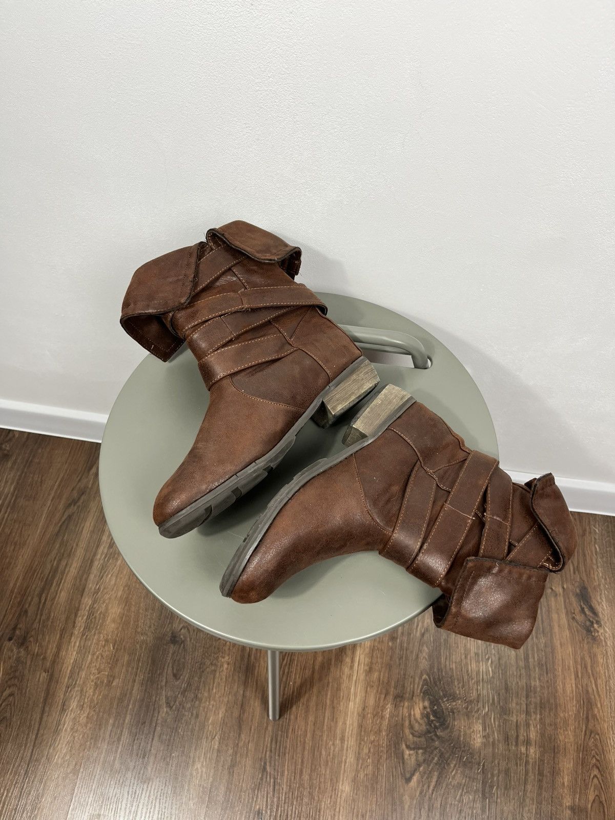 Other Avant Garde Women Brown Buckle Ankle Boots UK 5 Size US 7 / IT 37 - 9 Thumbnail