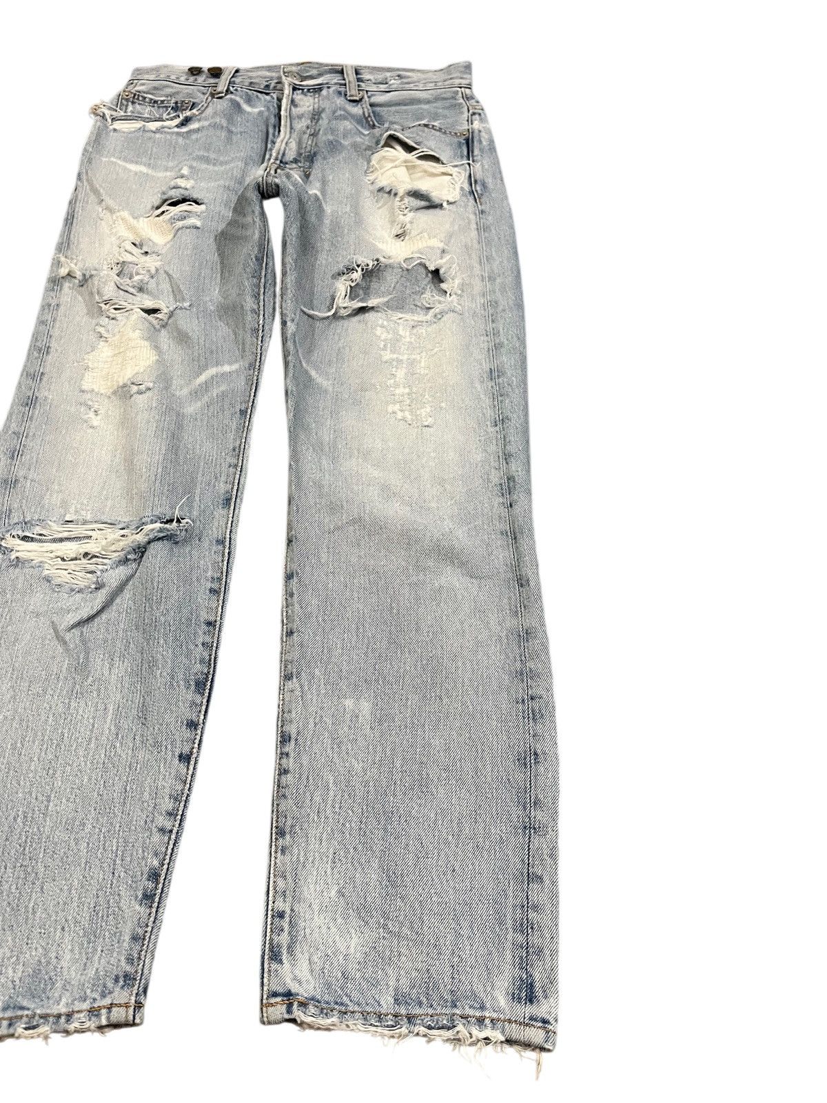 Japanese Brand Vintage RNA.Inc Button Fly Distressed Denim Size US 31 - 3 Thumbnail