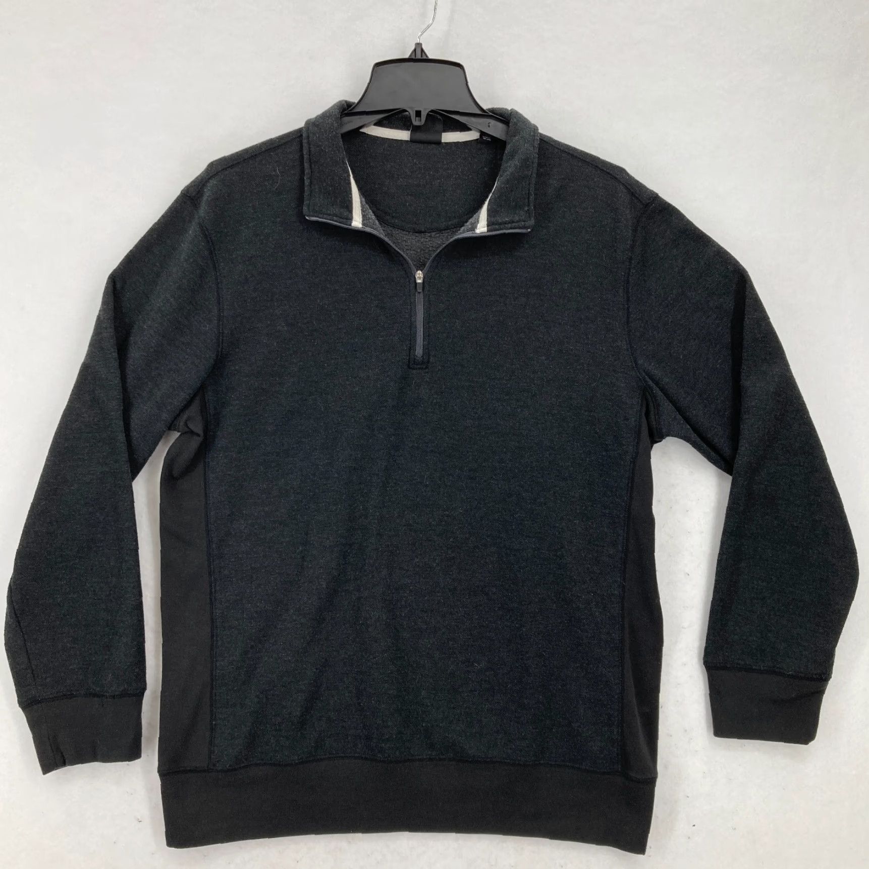 Vintage Dunning Golf Wool Blend Quarter Zip Sweater Sweatshirt Mens L Mock Neck Travel Size US L / EU 52-54 / 3 - 2 Thumbnail