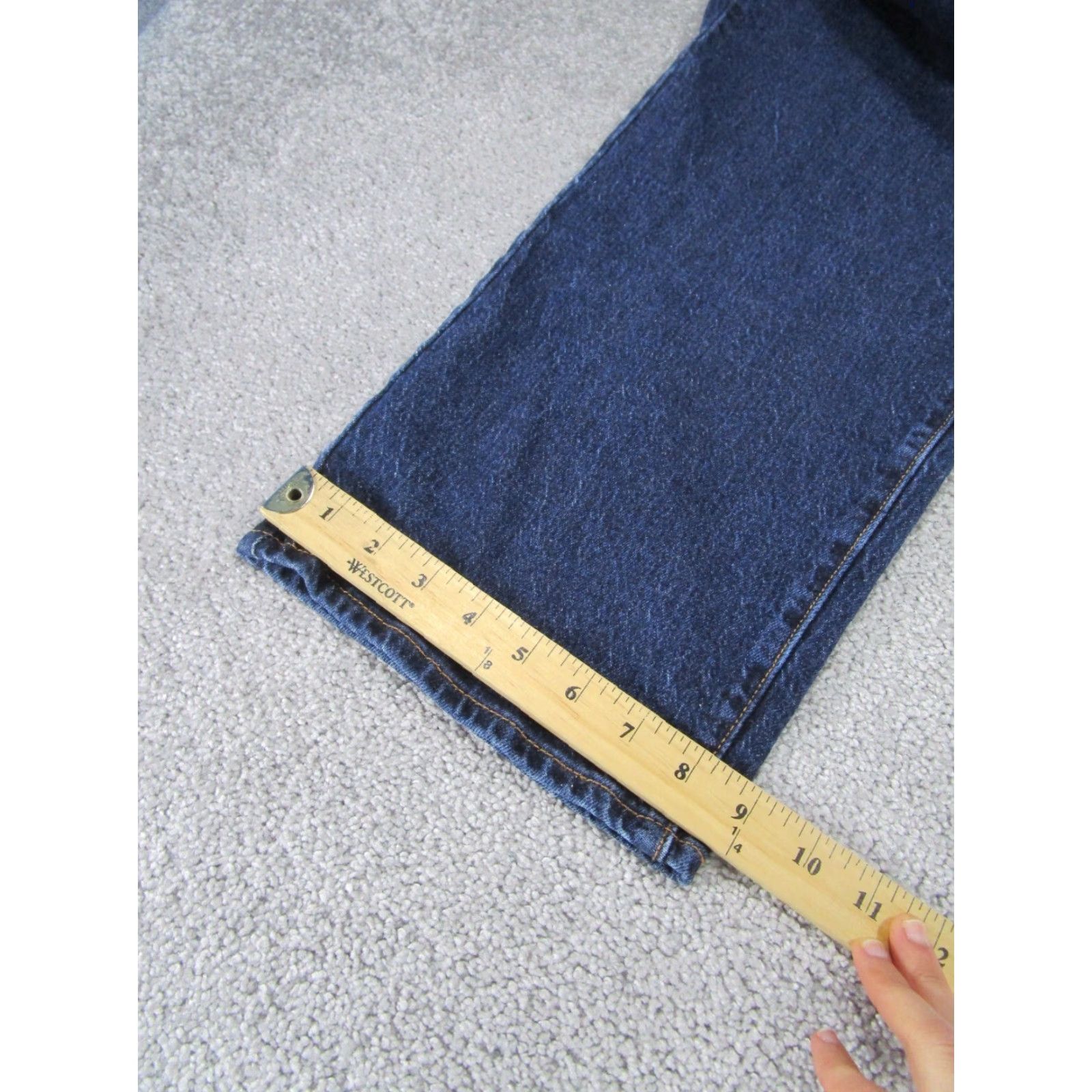 Levi's Levi's Jeans Womens Plus 41" Waist High Rise Dark Wash Denim Straight Blue Size 27" / US 4 / IT 40 - 5 Thumbnail