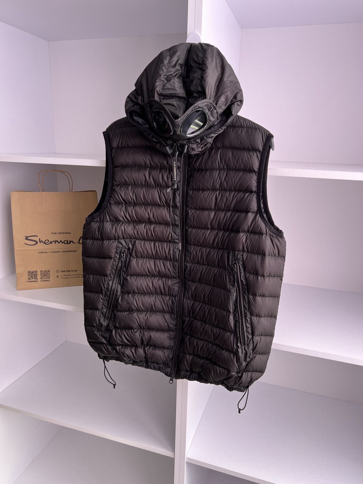 C.P. Company × Vintage Vintage CP COMPANY Puffer DD shell Goggle Vest Size US XL / EU 56 / 4 - 3 Thumbnail