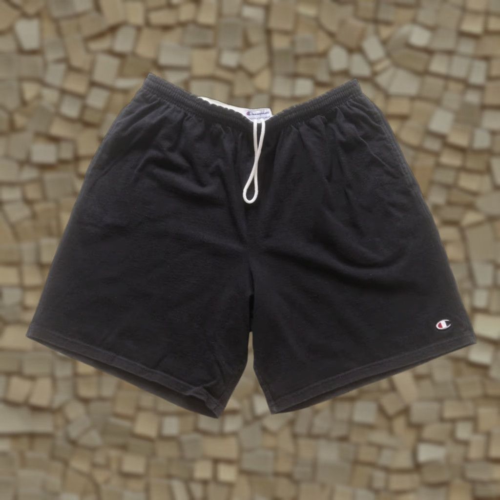 Champion VINTAGE CHAMPION CORE 90s COTTON BLACK SHORTS 8.5" INSEAM XL MEN Size US 36 / EU 52 - 1 Thumbnail