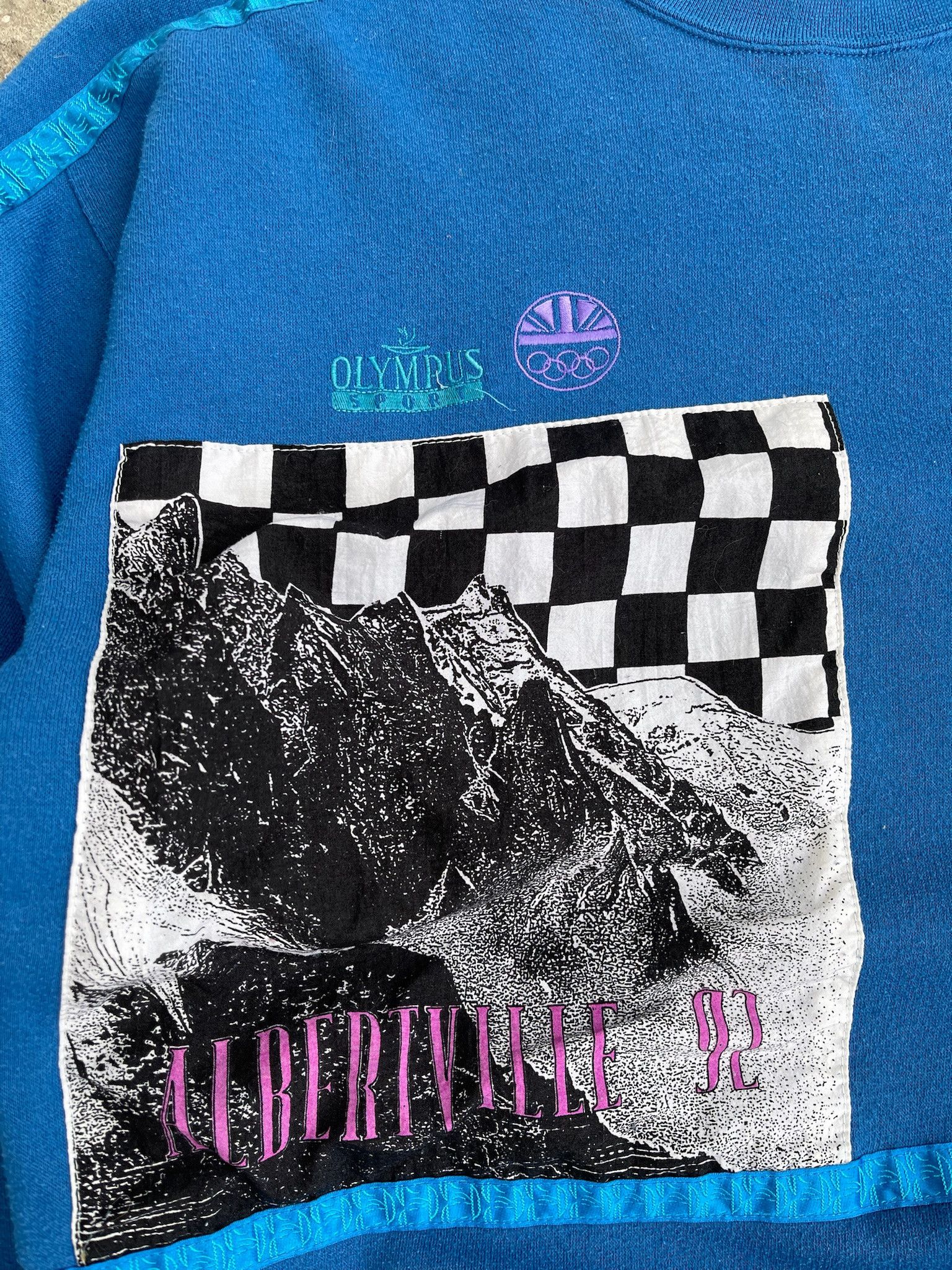 USA Olympics Vintage 1992 Olympic Winter Games Sport sweatshirt France Size US M / EU 48-50 / 2 - 12 Thumbnail