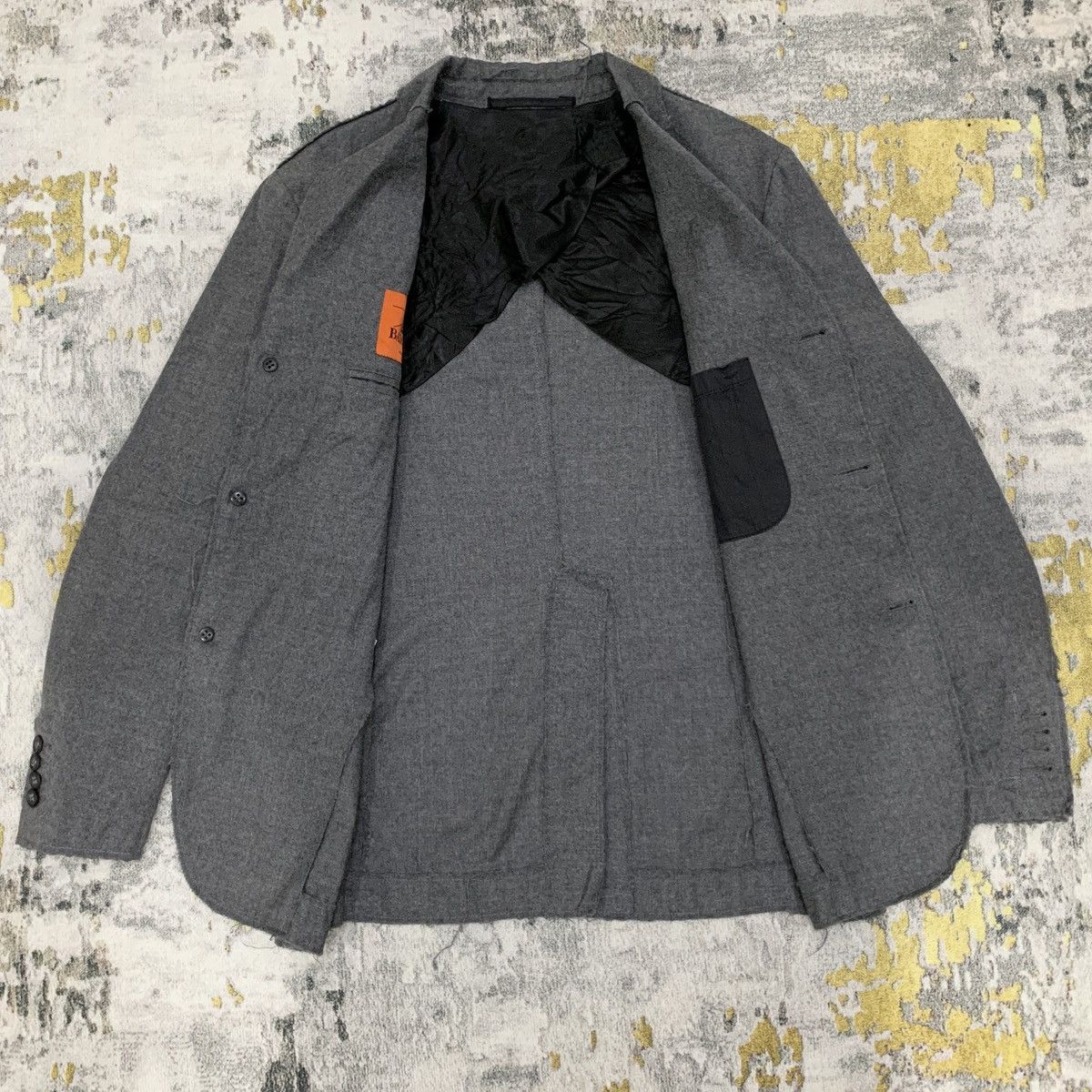 Nepenthes NEPENTHES X BARENA VENEZIA WOOL COAT BLAZER LIGHT GRAY Size US S / EU 44-46 / 1 - 4 Thumbnail