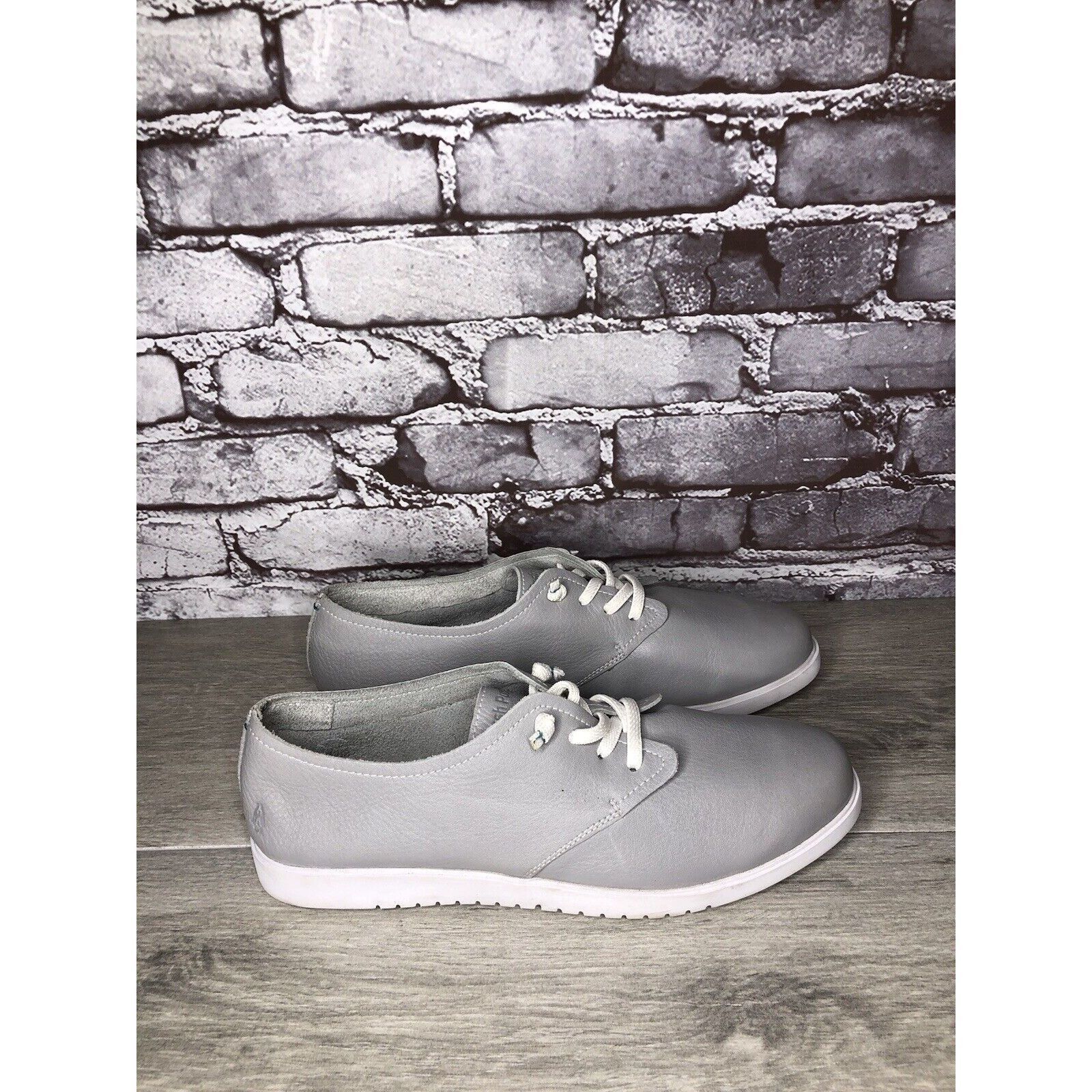 Hush Puppies Hush Puppies Bounce Plus Gray Leather Lightweight Sneakers W Size US 12 / IT 42 - 17 Thumbnail