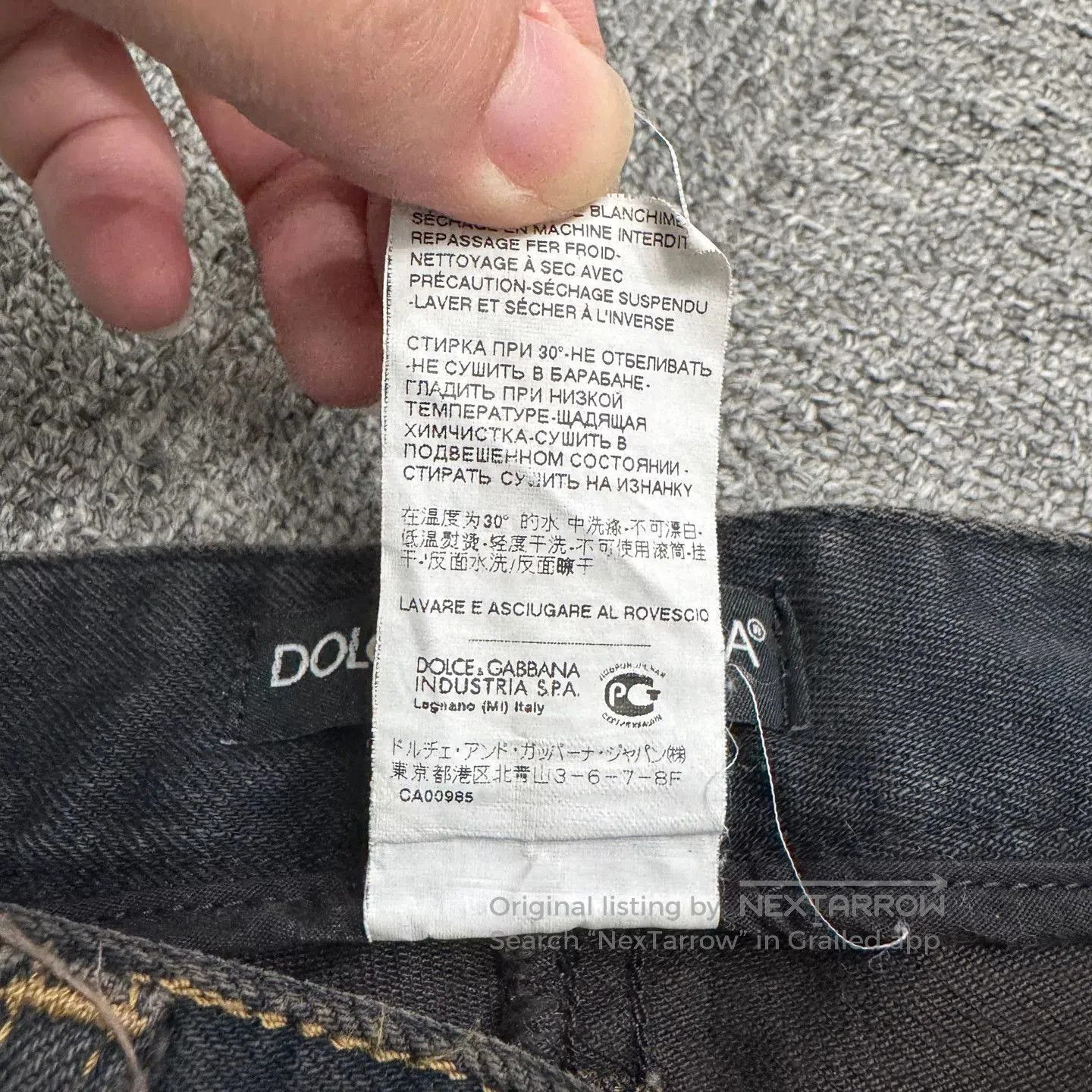 Dolce & Gabbana DG Patched Distressed Jeans. Size US 38 / EU 54 - 5 Thumbnail