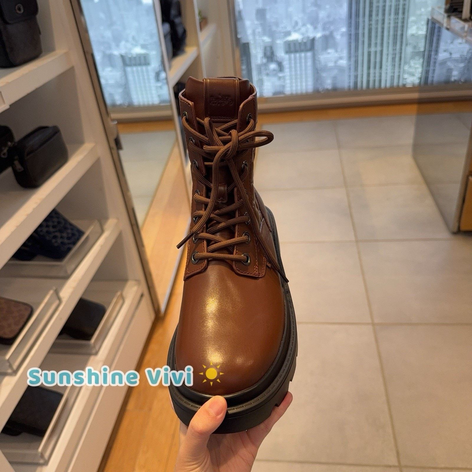 Coach NWT Coach Men's Combat Boot Leather Vintage Brown CCW08 us 9 Size US 9 / IT 39 - 2 Thumbnail