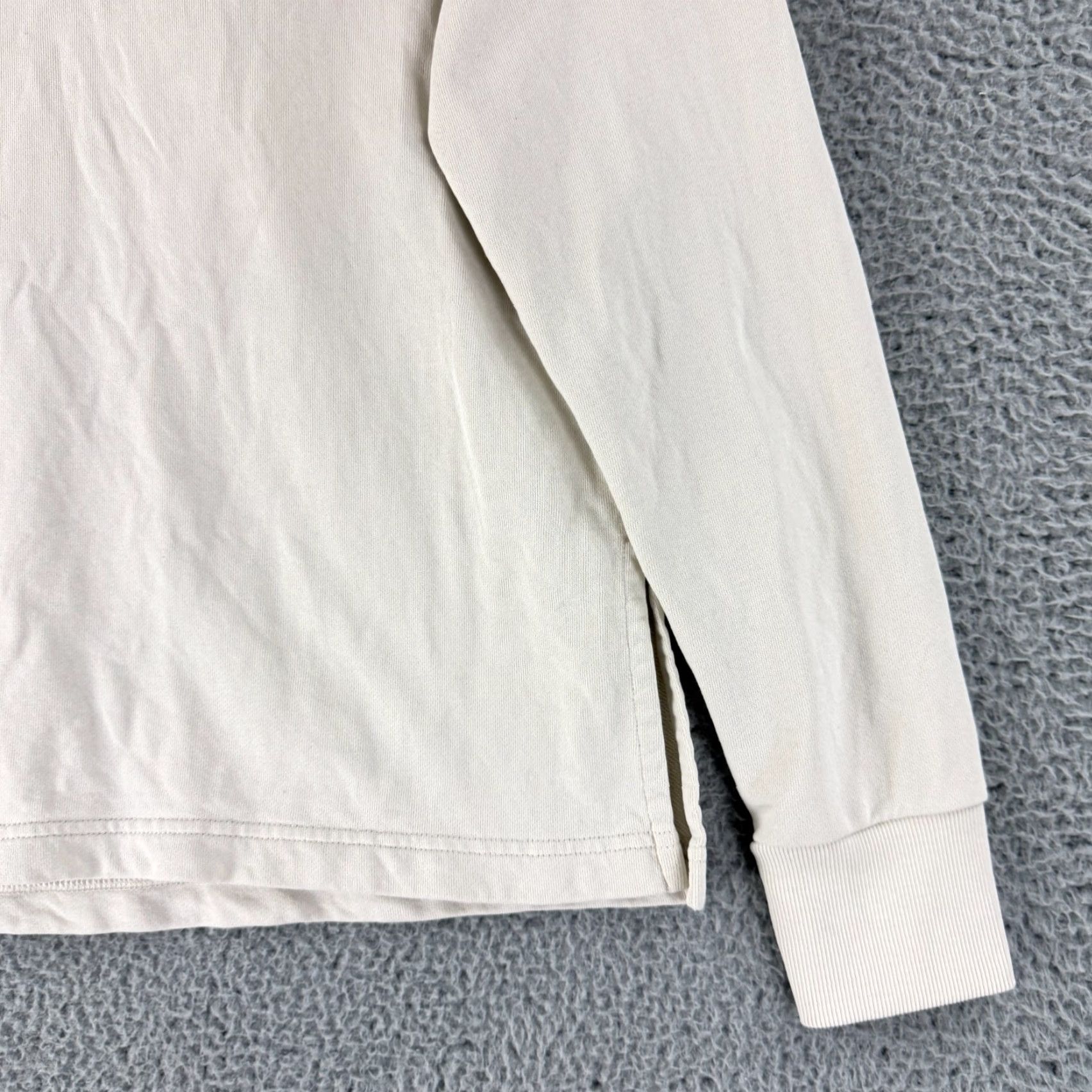 Patagonia Patagonia Regenerative Organic Cotton Sweater Womens Small Ivory Pullover LS Size S / US 4 / IT 40 - 3 Thumbnail