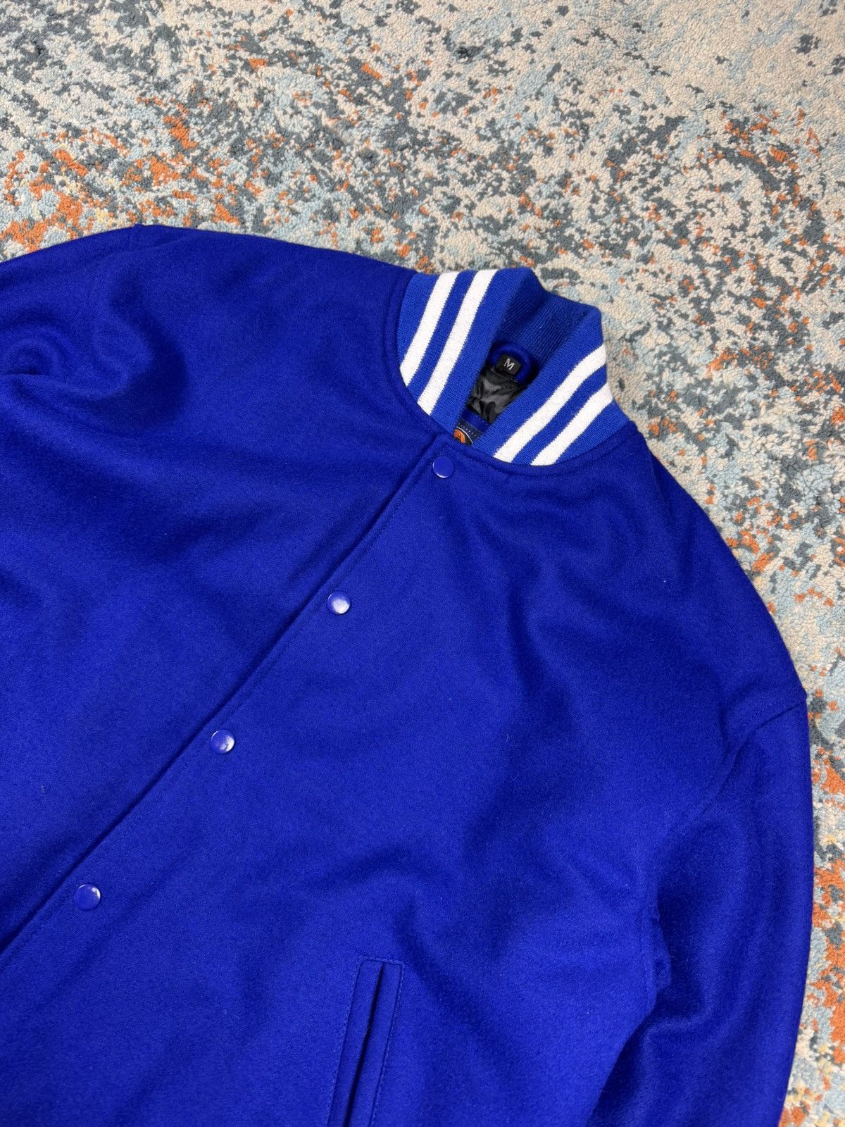 Vintage Vintage 90s Ultramarine wool Varsity Jacket Size US M / EU 48-50 / 2 - 5 Thumbnail