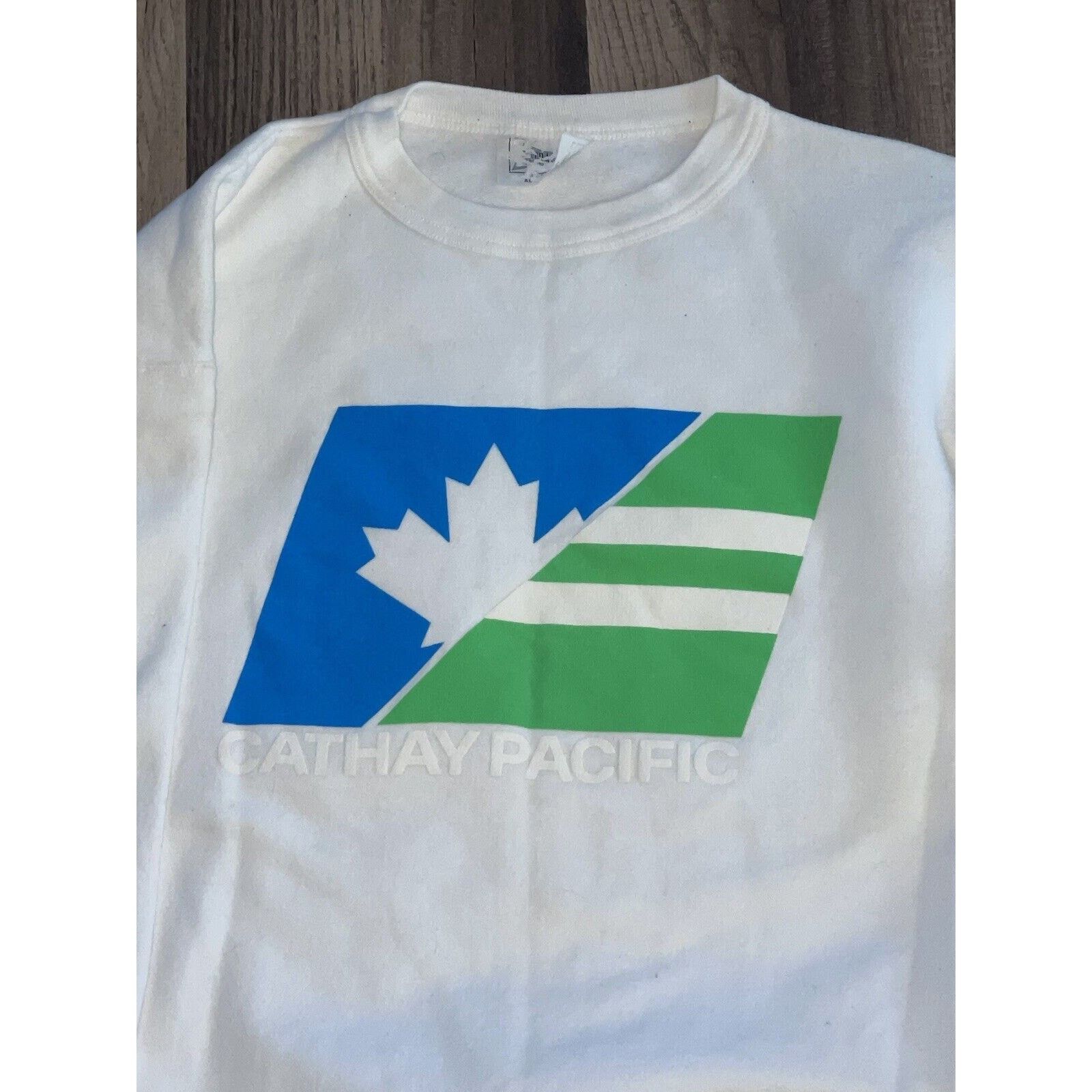 Vintage Vintage Canada Cathy Pacific Crewneck White Large Size US L / EU 52-54 / 3 - 2 Thumbnail