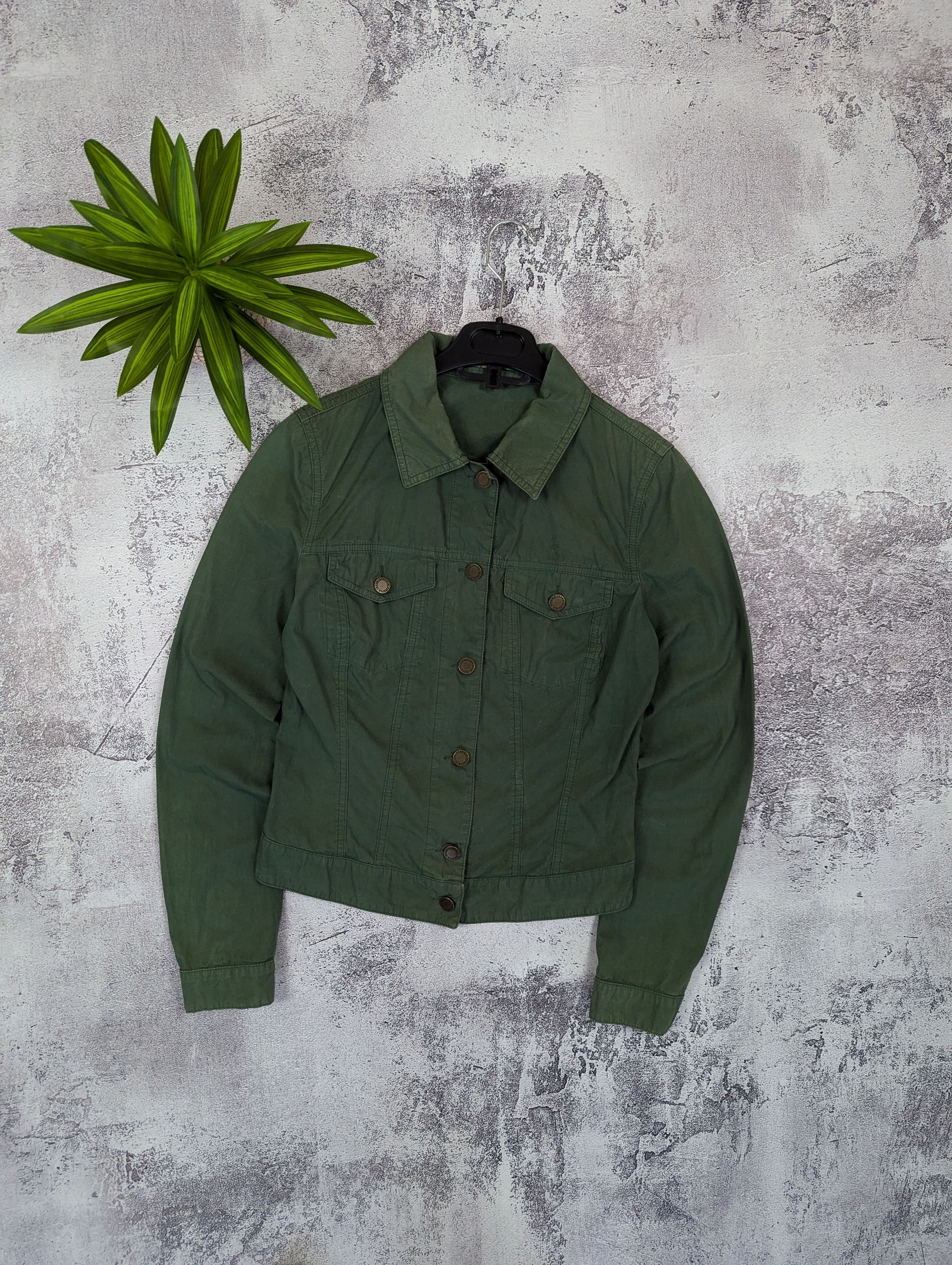 Gabrielle Gabrielle Strehle Distressed Army Jacket Size M / US 6-8 / IT 42-44 - 1 Thumbnail