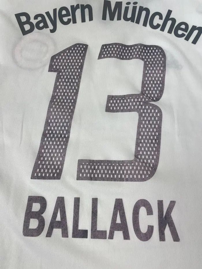 Adidas Adidas Bayern Munich 2002 2004 Ballack #13 Away Shirt Size US XL / EU 56 / 4 - 17 Thumbnail