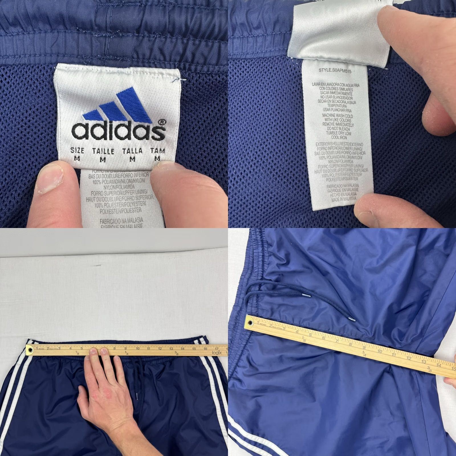 Adidas VINTAGE Adidas Track Pants Adult Medium Relaxed Sports Athletics 90s Y2K Size US 31 - 8 Thumbnail