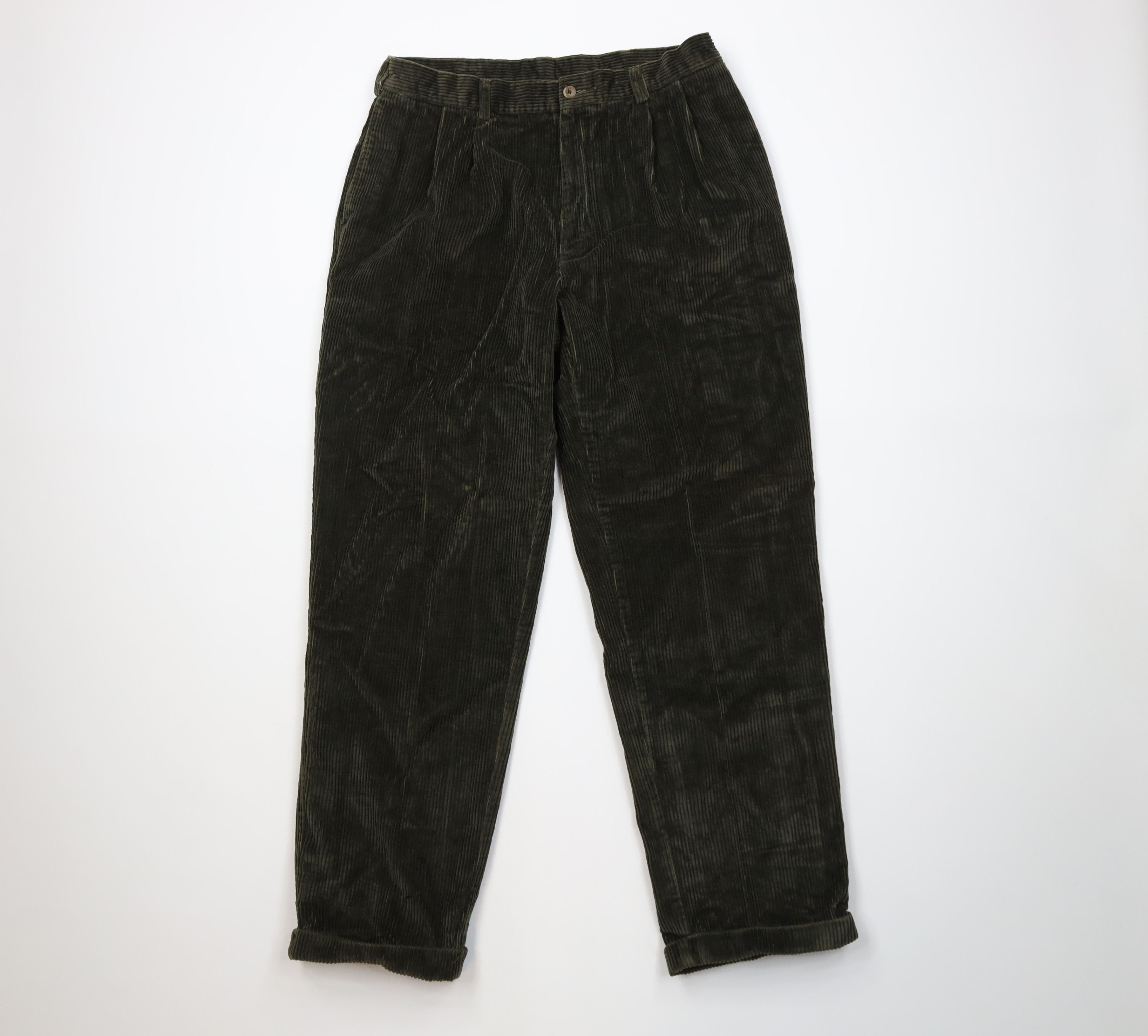 Vintage Vintage 90s Streetwear Heavyweight Corduroy Chino Pants Size US 34 / EU 50 - 1 Thumbnail