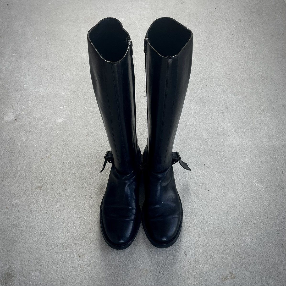 Ann Demeulemeester Detachable Leather Riding Boots Size US 9 / EU 42 - 2 Thumbnail