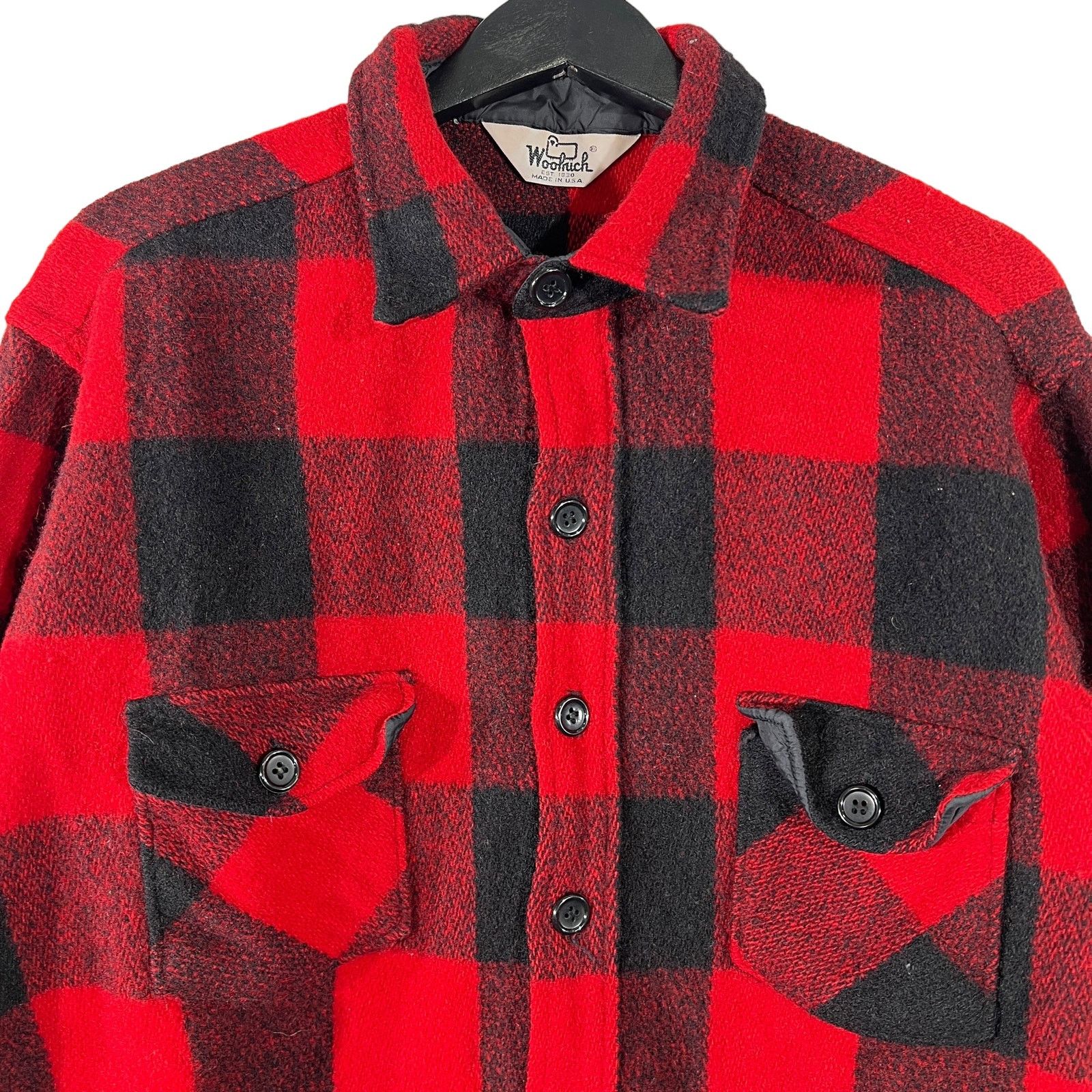 Vintage Vintage Woolrich Plaid Wool Flannel Size US XL / EU 56 / 4 - 2 Thumbnail