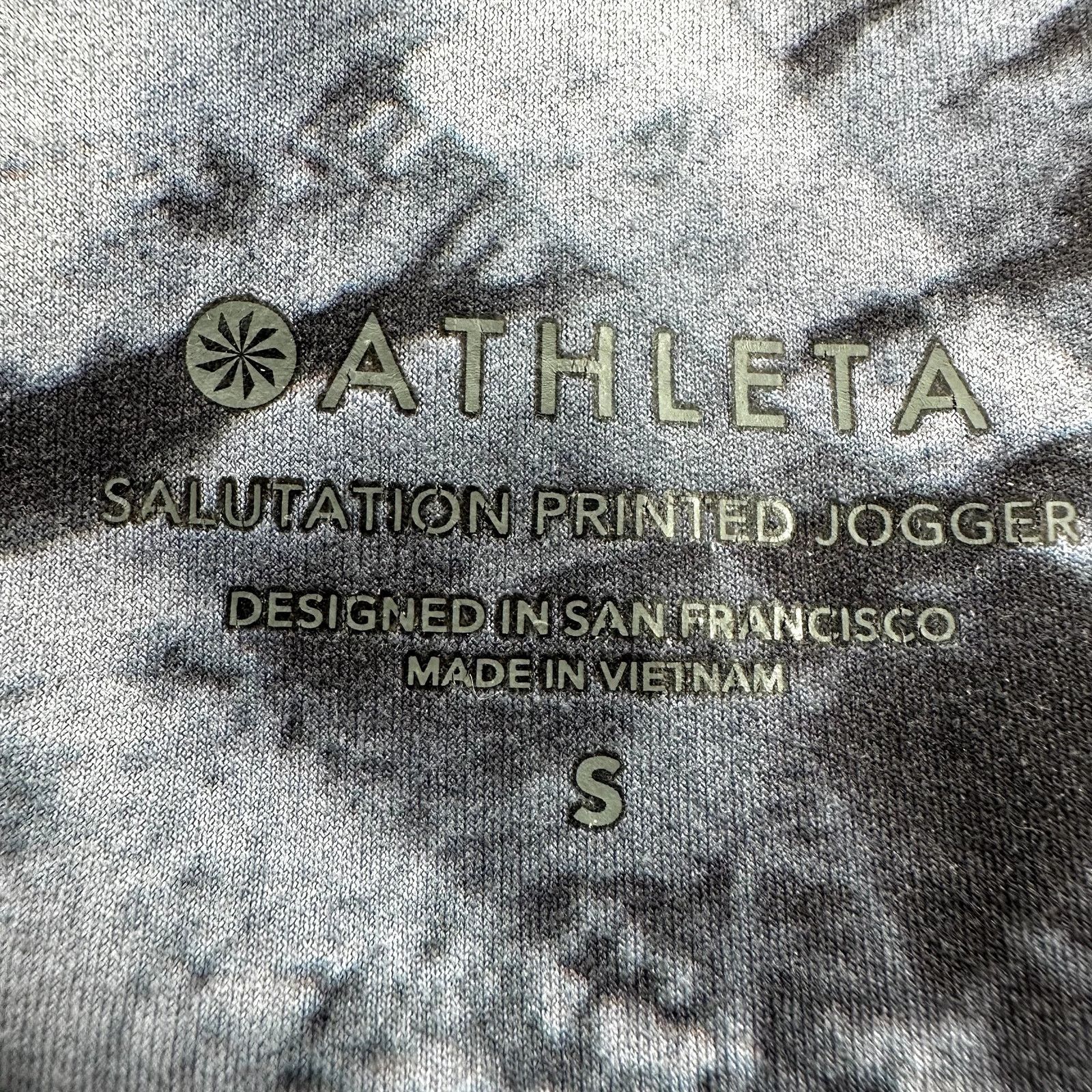 Athleta Athleta Salutation Jogger Printed Pockets UPF 50+ Calypso S Size 28" / US 6 / IT 42 - 3 Thumbnail