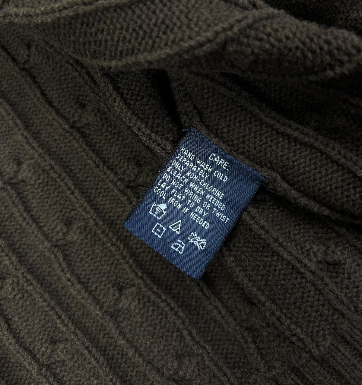 Ralph Lauren Sport Vintage Ralph Lauren Knitted Zip Hoodie Sweater Rare Bronw Size L / US 10 / IT 46 - 13 Thumbnail