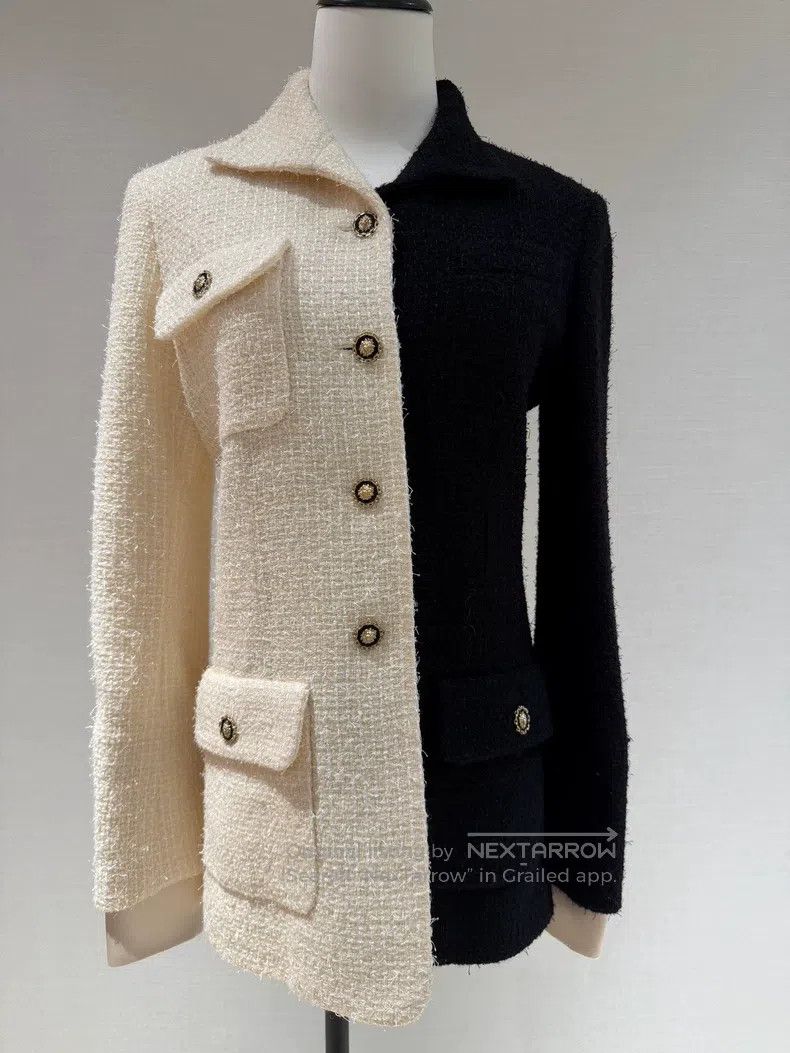 Chanel Chanel High-end workshop, black and white mandarin duck, t Size XXS / US 00 / IT 34 - 1 Thumbnail
