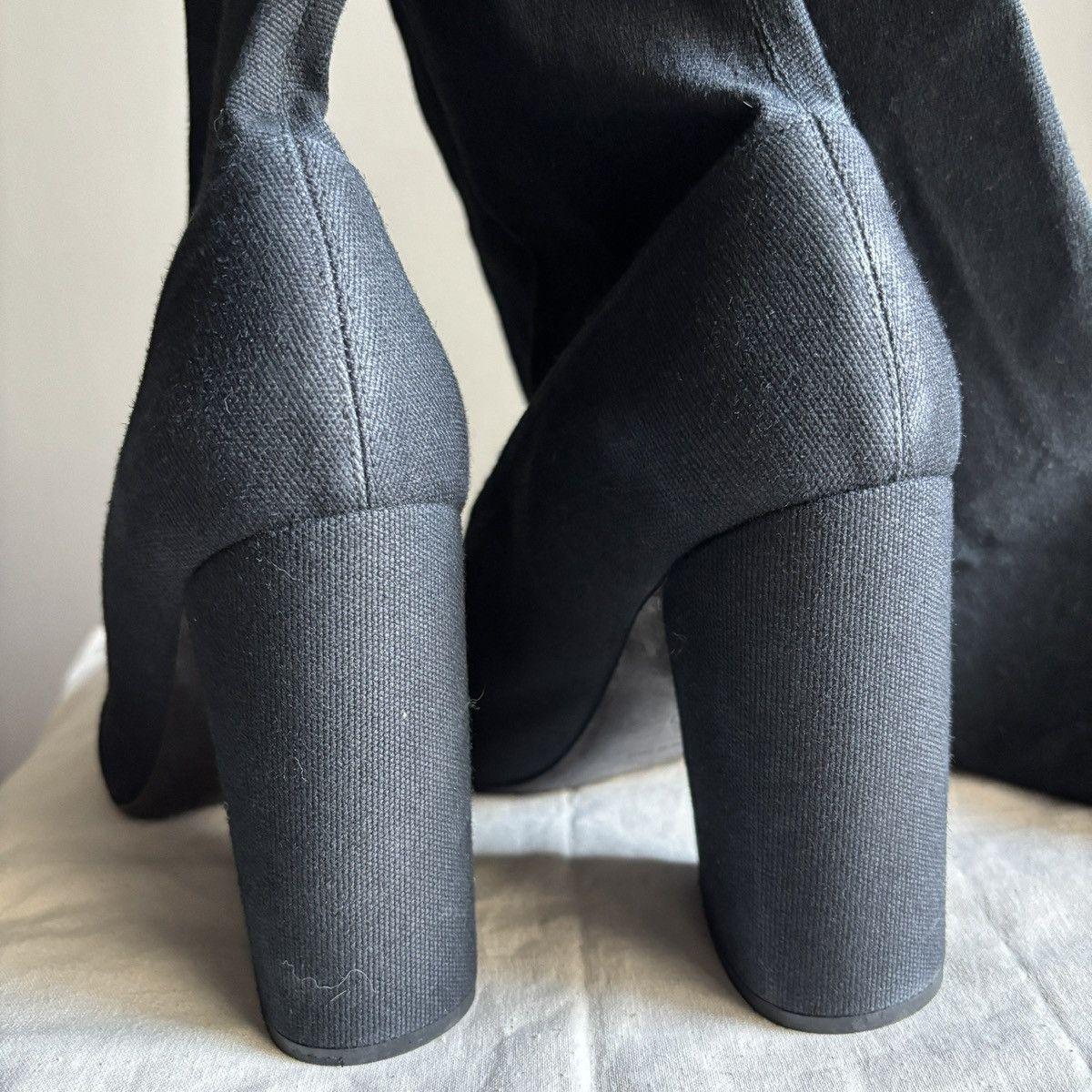 Yeezy Yeezy Season 4 Over Knee Boots Black Made Italy Size 10 Size US 10 / IT 40 - 6 Thumbnail