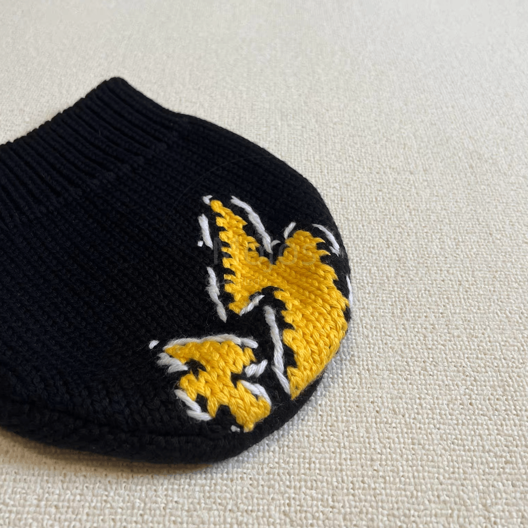 Prada Sz L Prada Pattern Stitch Knitwear Hat Size ONE SIZE - 4 Thumbnail