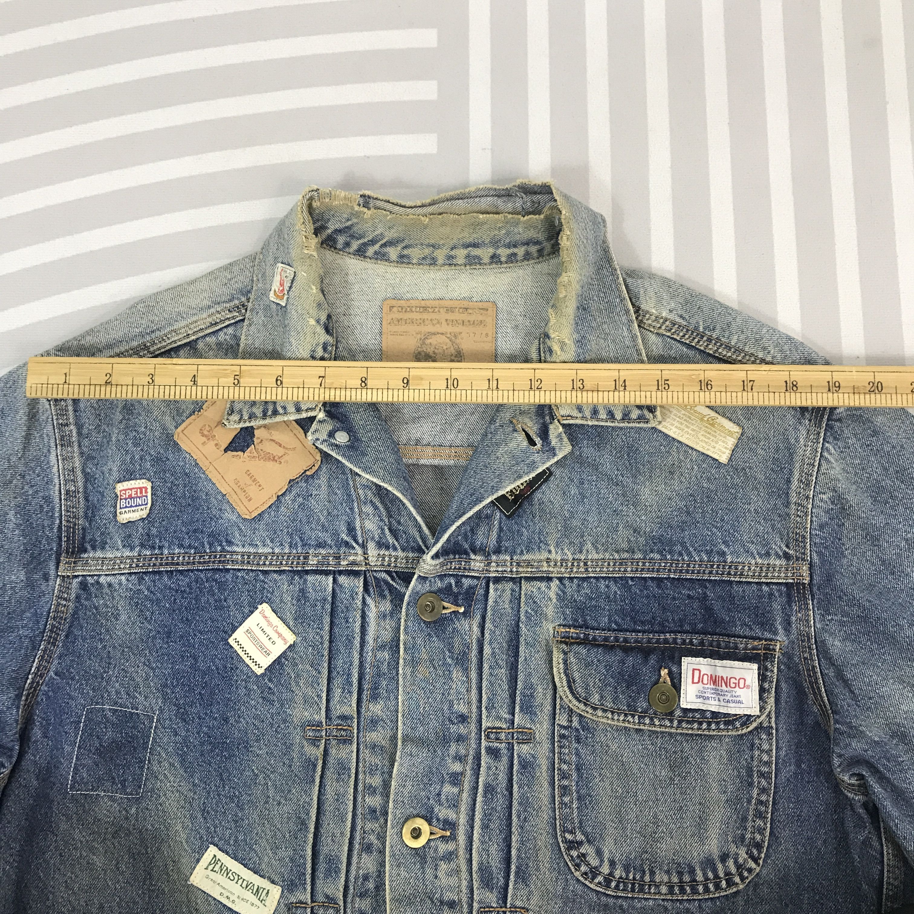 Spellbound Vintage Spellbound Distressed denim jacket Size US L / EU 52-54 / 3 - 5 Thumbnail