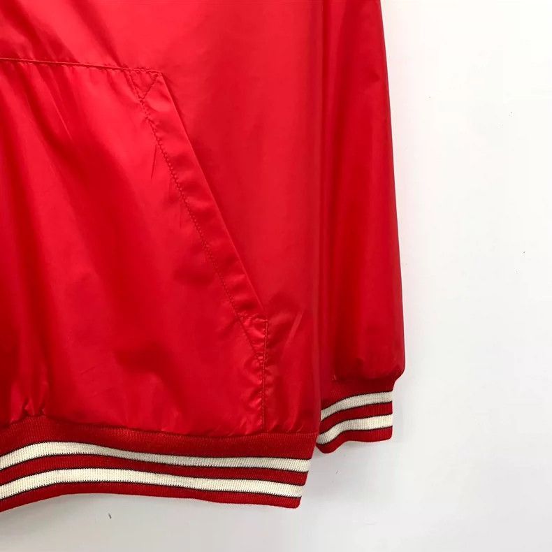 Celine Celine Red Striped Logo Hoodie Jacket Size S / US 4 / IT 40 - 4 Thumbnail