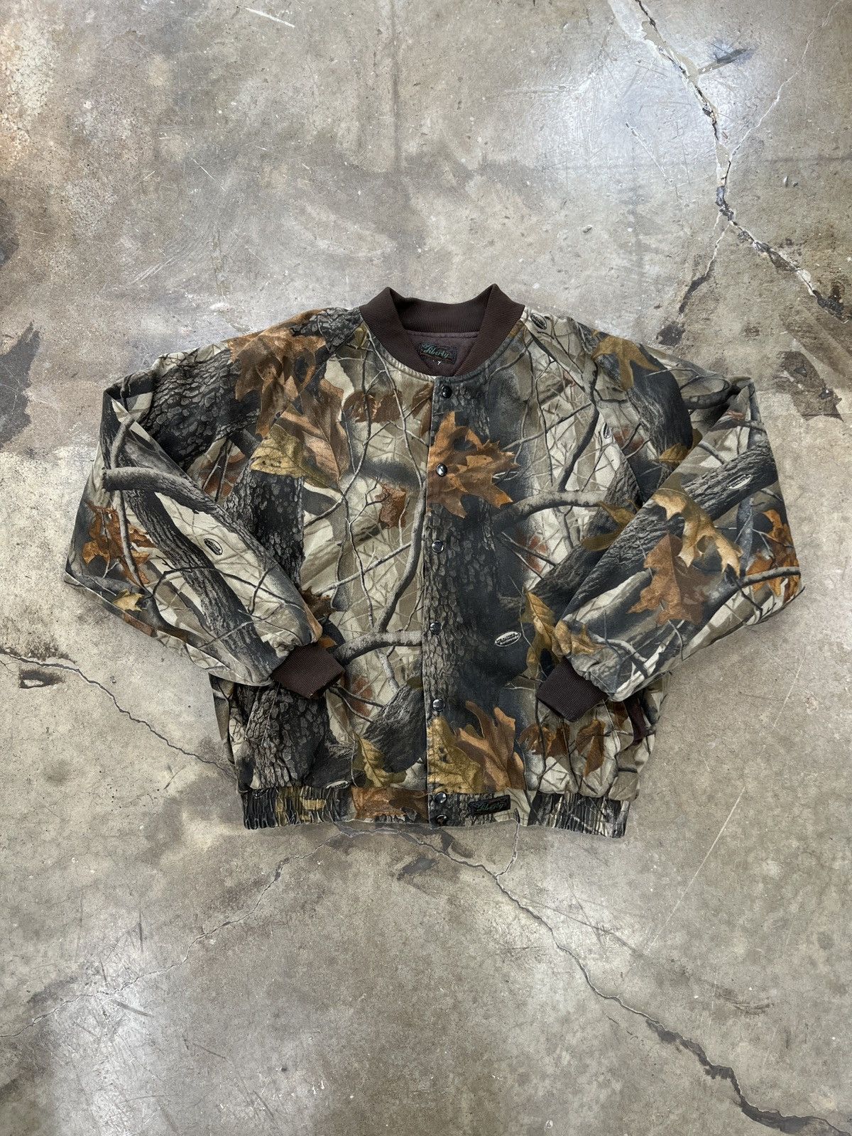 Liberty × Vintage Vintage Liberty Realwood Camo Bomber Jacket XXL Size US XXL / EU 58 / 5 - 2 Thumbnail