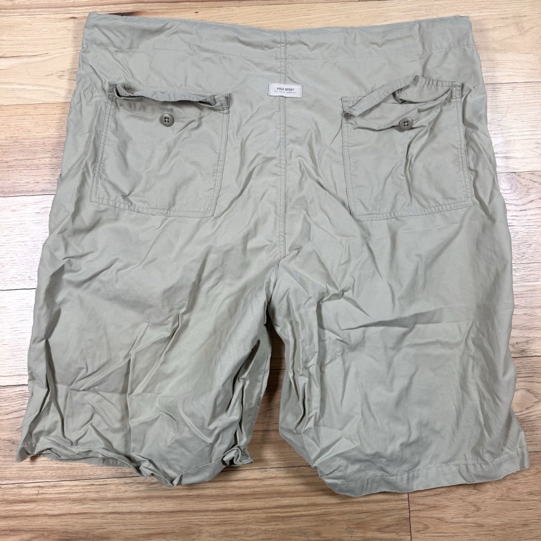 Polo Ralph Lauren VINTAGE Polo Ralph Lauren Sport Cargo Shorts Mens XL Khaki Beige Chino Military Sports Cargo Mens XL Size US XL / EU 56 / 4 - 7 Thumbnail