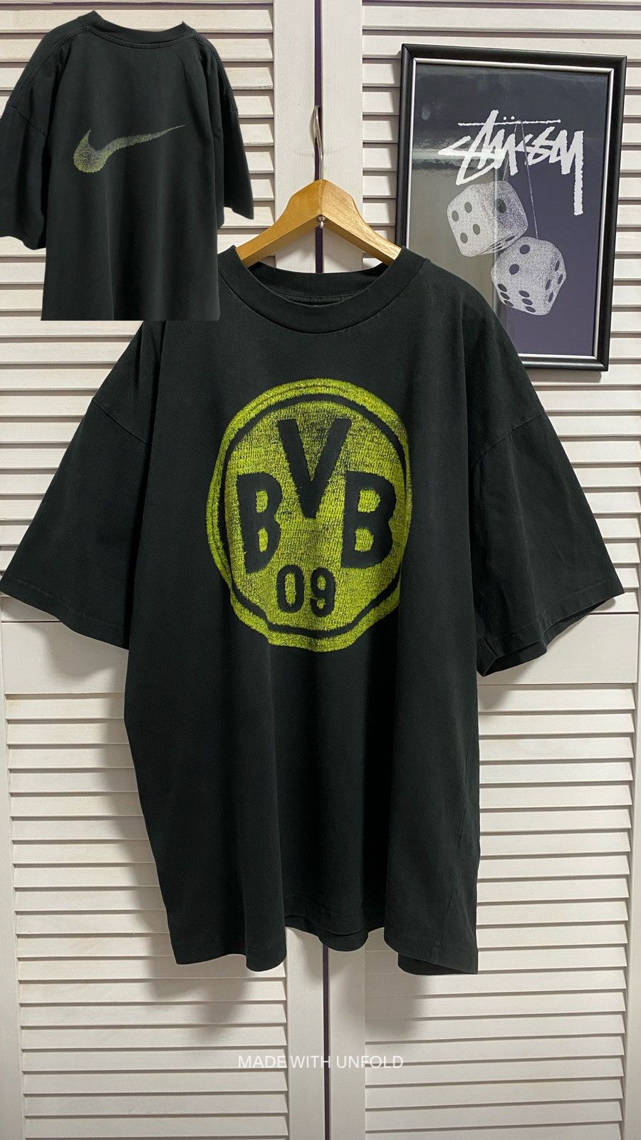 Nike × Vintage Vintage T-Shirt Tee Nike 1998 BVB Borussia Size US XL / EU 56 / 4 - 1 Thumbnail