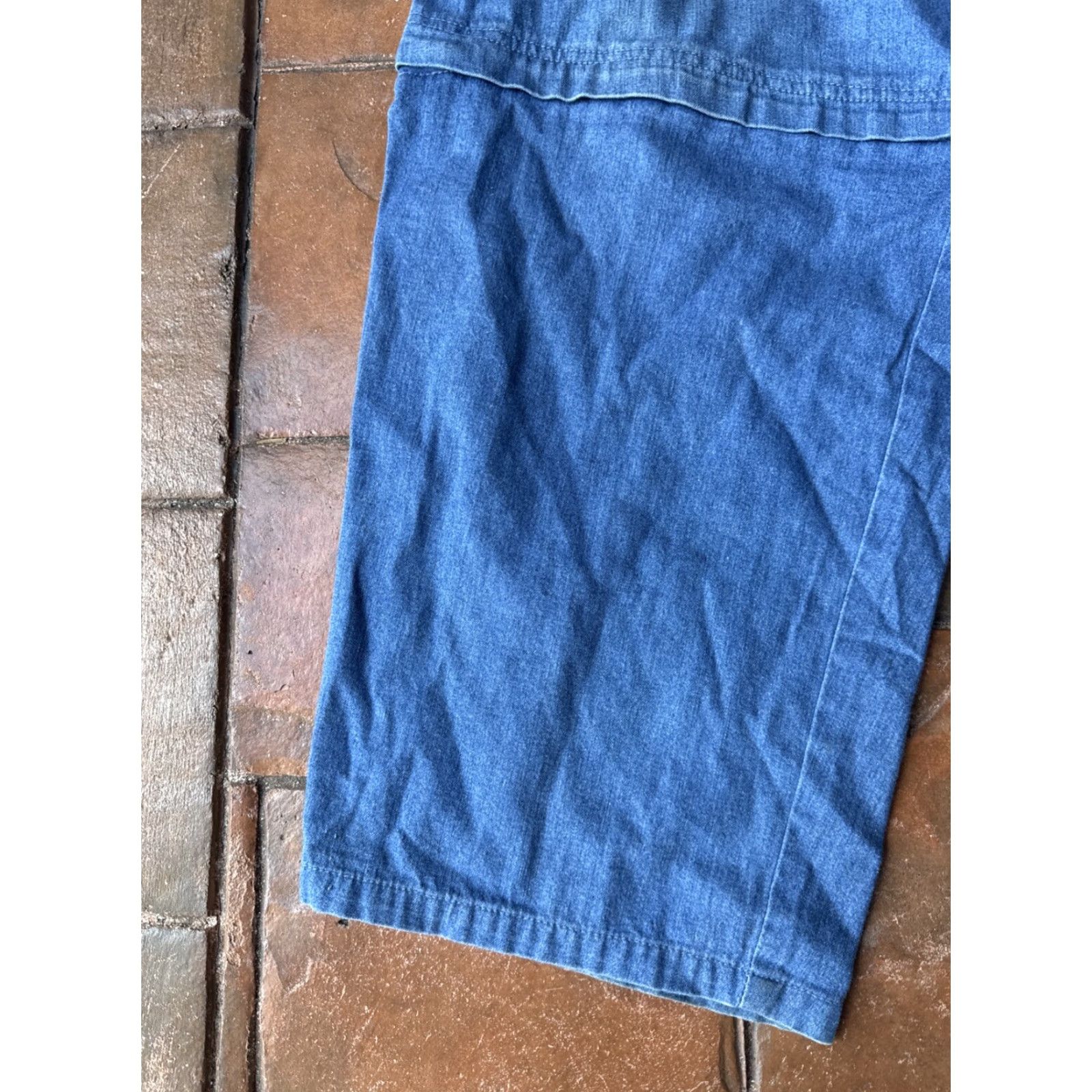 Vintage VINTAGE Julian Marcuir Motorcycle Cargo Jeans 38x28 Zip-Off Convertible Pants Size US 38 / EU 54 - 6 Thumbnail